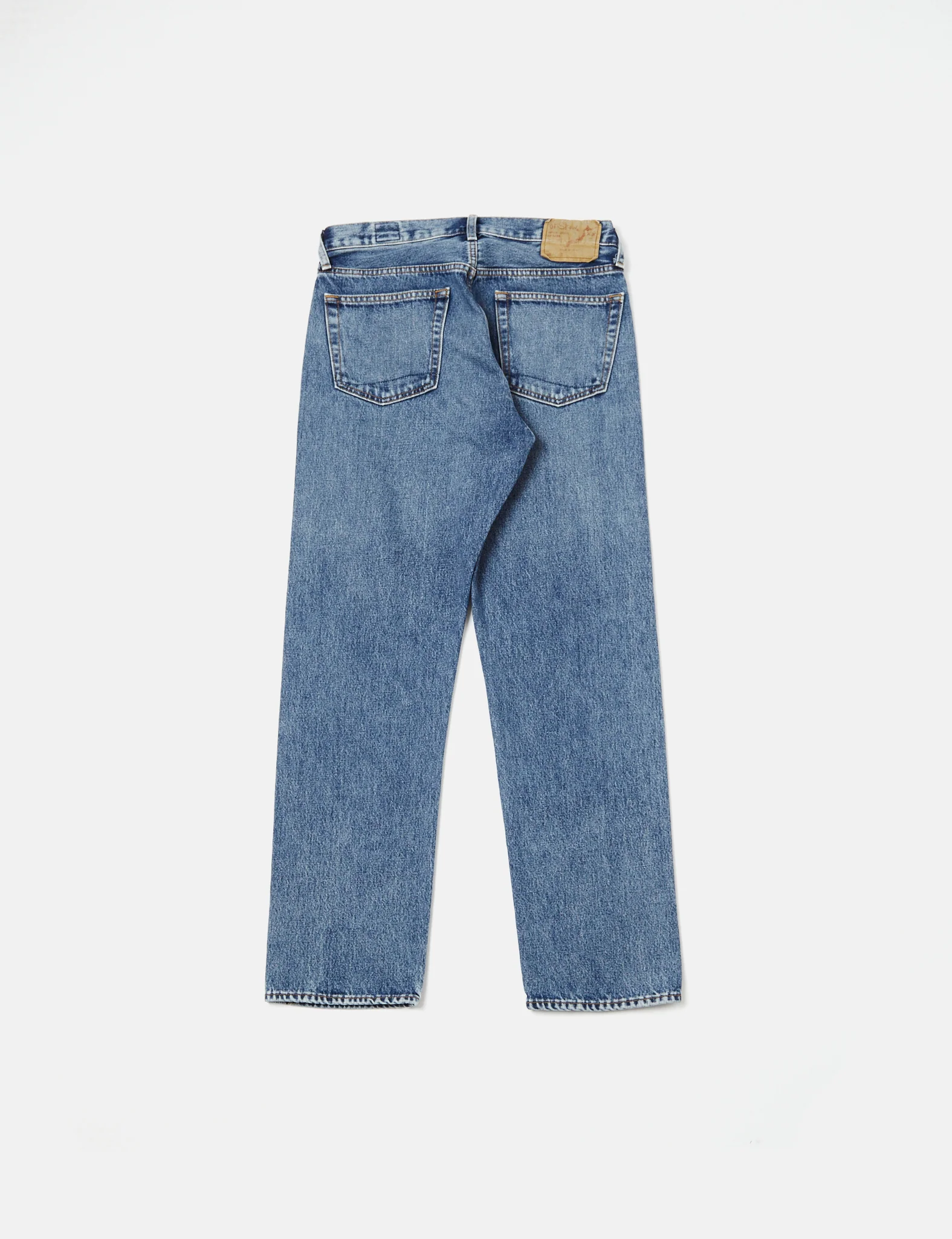 orSlow 105 90's Denim Used Jeans - Denim Blue - Image 8