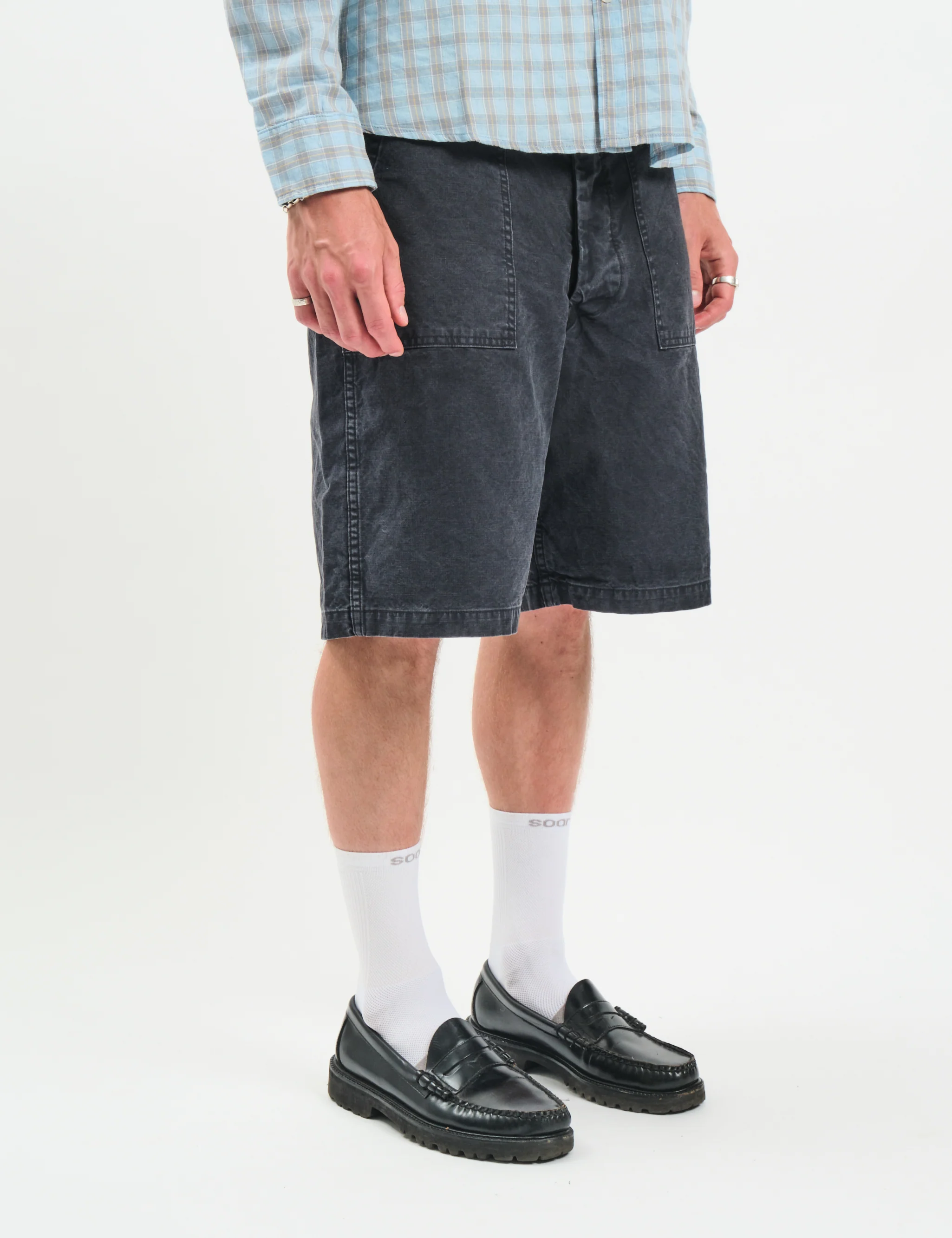 orSlow Fatigue Shorts SS26 - Black - Image 6