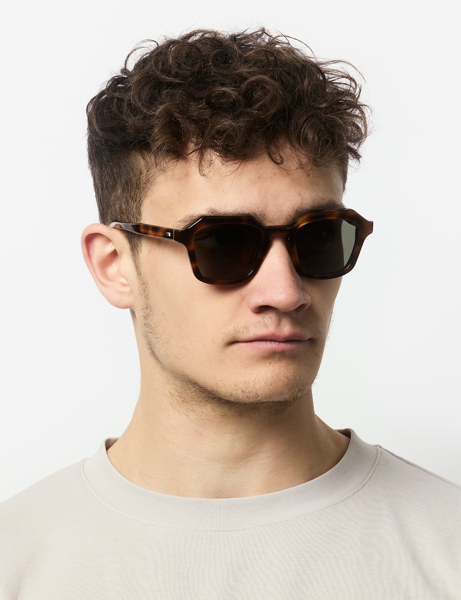 Oscar Deen Diego Sunglasses - Tortoise/Moss Green - Image 3