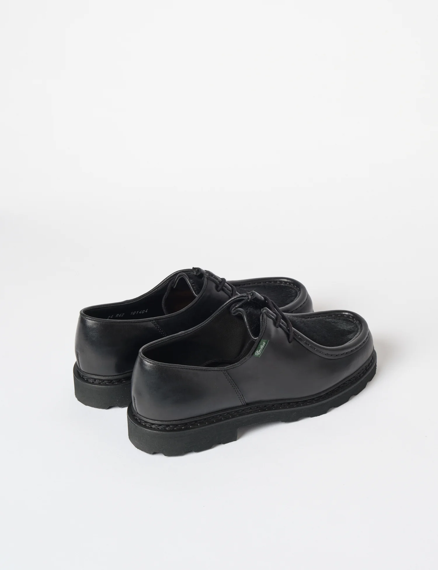 Paraboot Michael Shoes (Leather/Cow Hair) - Black - Image 4