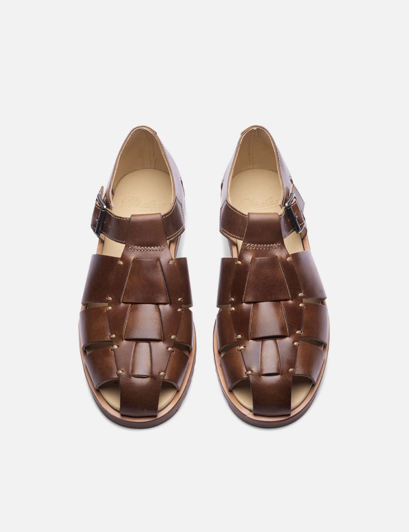Paraboot Pacific Sandals (Leather) - Marron America Brown - Image 6