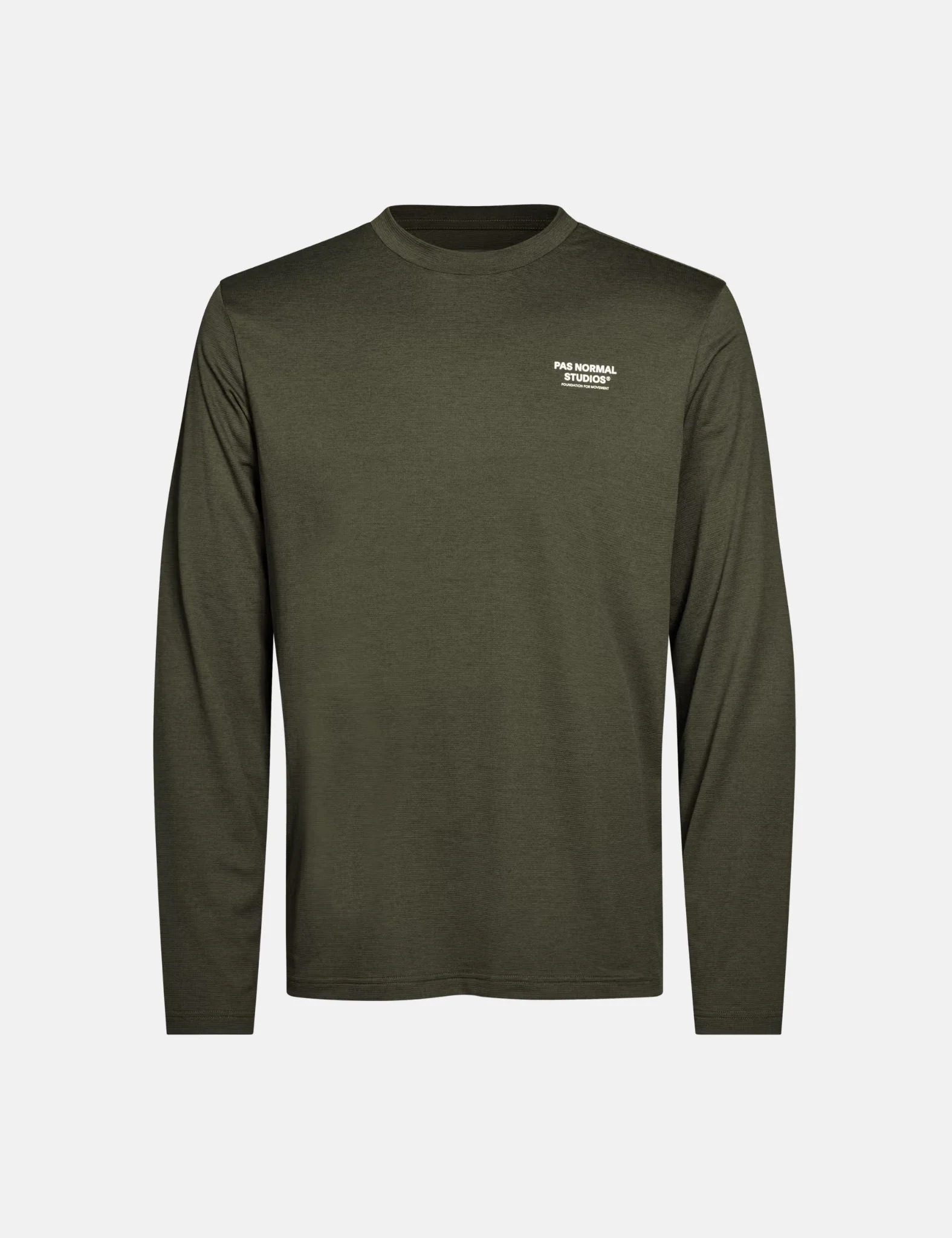 Pas Normal Studios Balance Long Sleeve T-Shirt - Dark Olive Green - Image 3