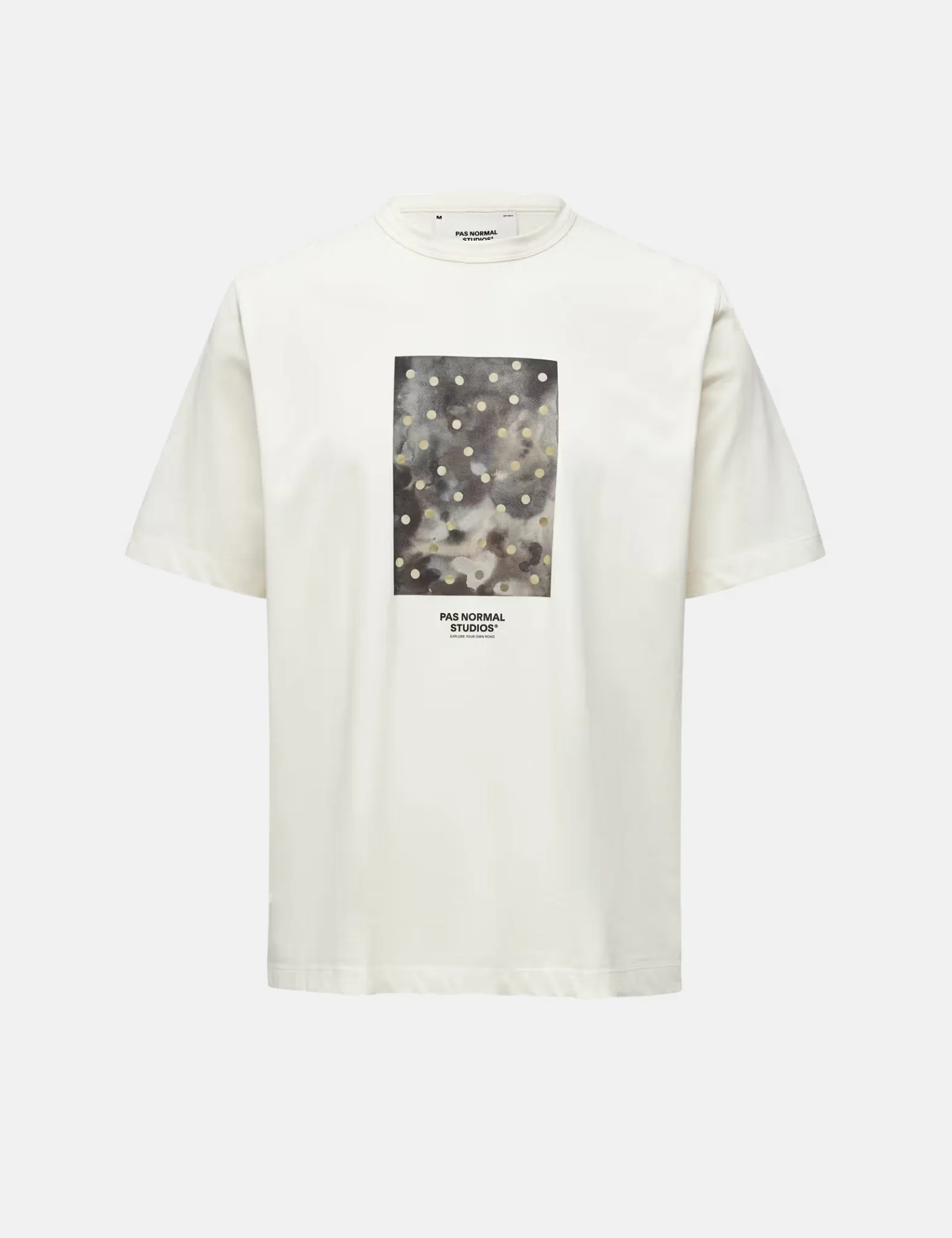 Pas Normal Studios Off-Race Graphic Cotton Tech T-Shirt - Off White - Image 6