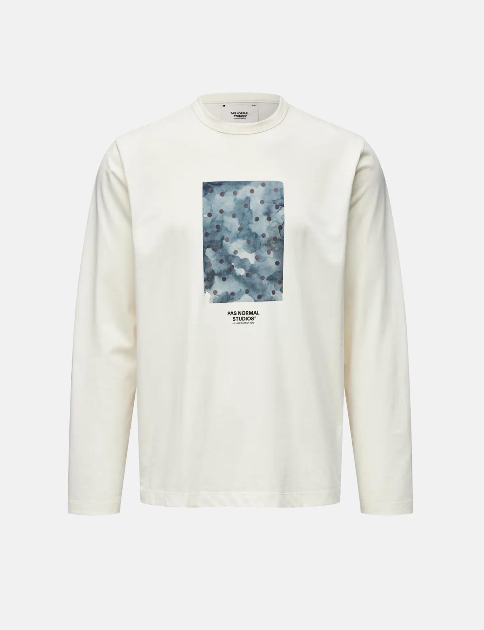 Pas Normal Studios Off-Race Long Sleeve T-Shirt (Cotton Tech) - Off White - Image 7