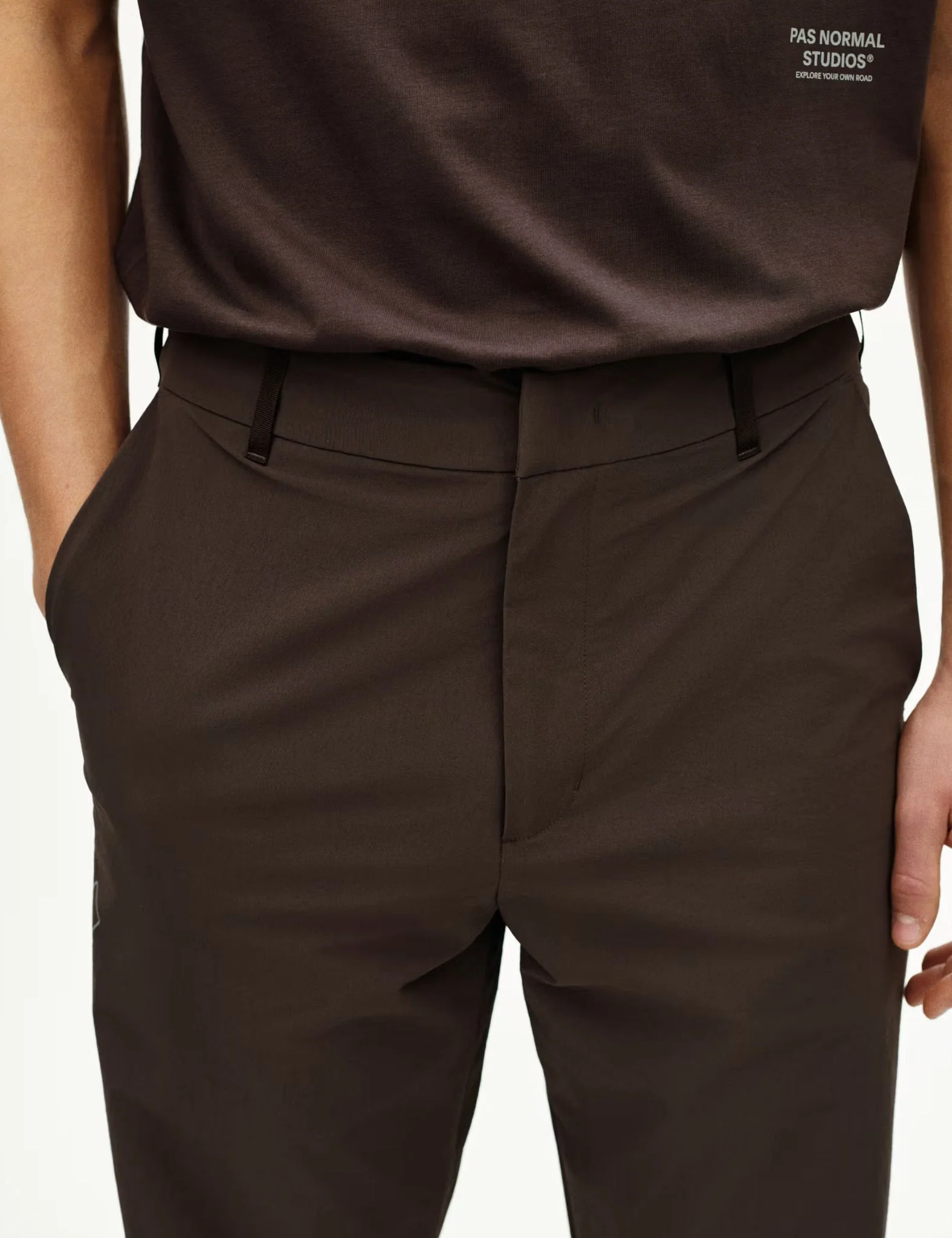 Pas Normal Studios Off-Race Tech Pants - Dark Brown - Image 5