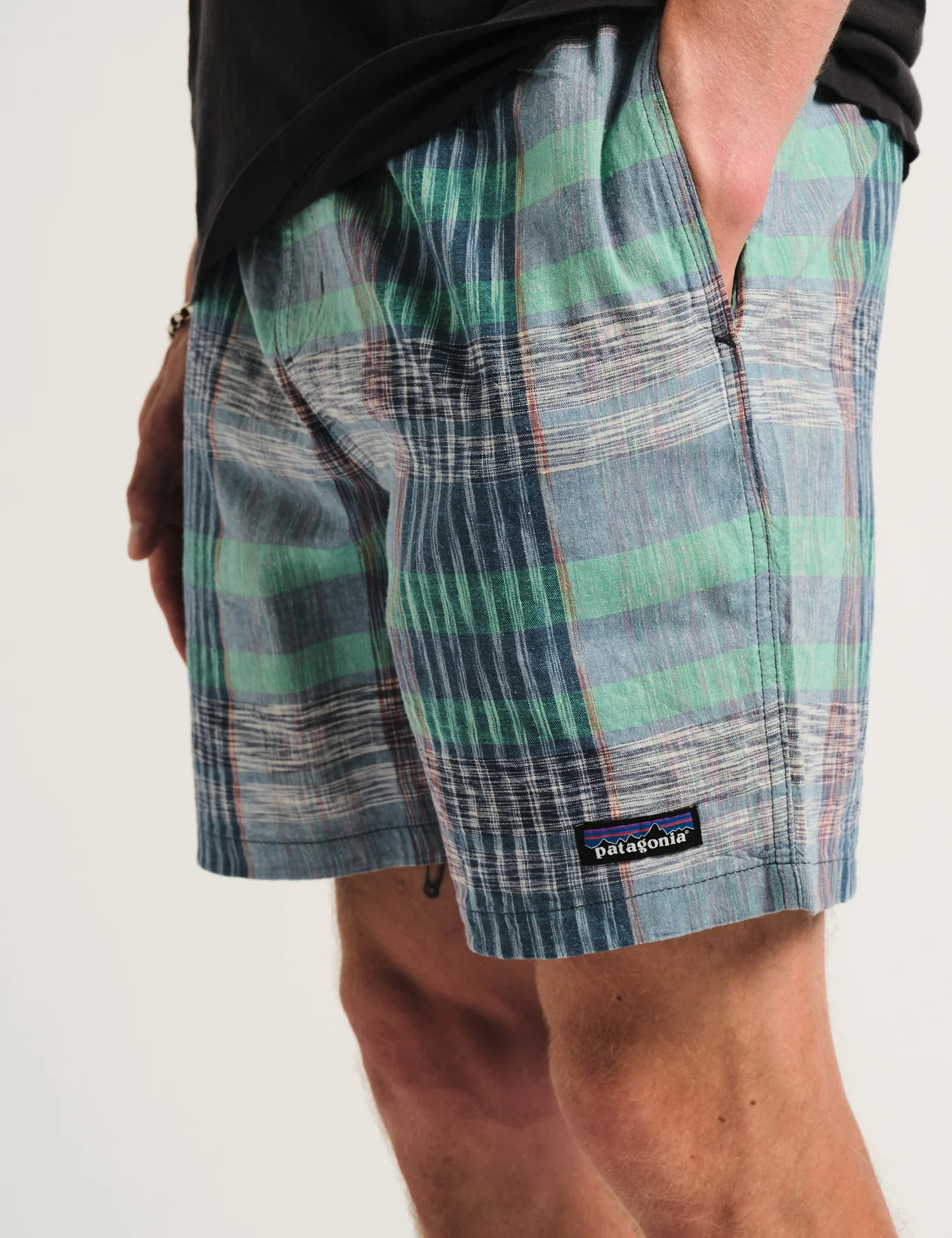Patagonia Baggies Naturals Shorts (Melt Away) - Still Blue - Image 2