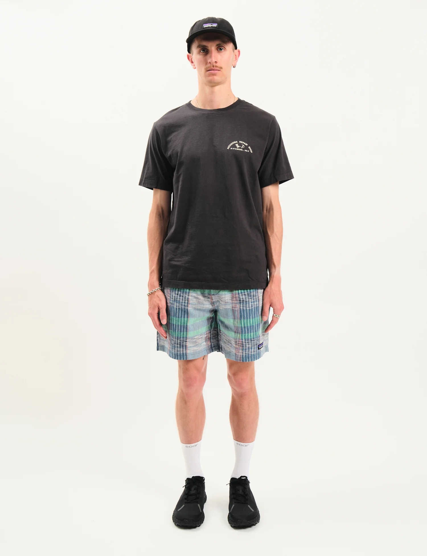 Patagonia Baggies Naturals Shorts (Melt Away) - Still Blue - Image 3