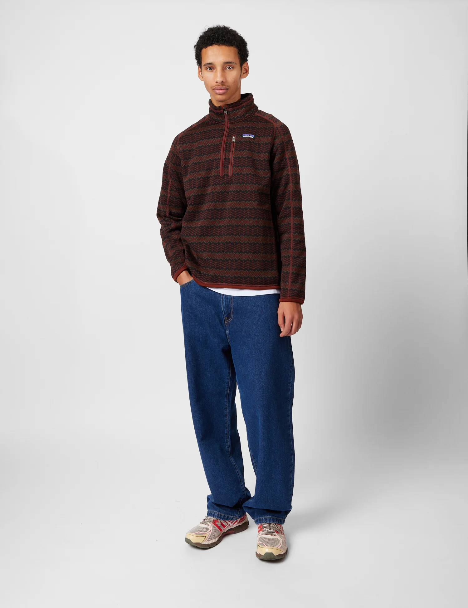 Patagonia Better Sweater 1/4 Zip Fleece (Woven Together) - Dried Vanilla - Image 3