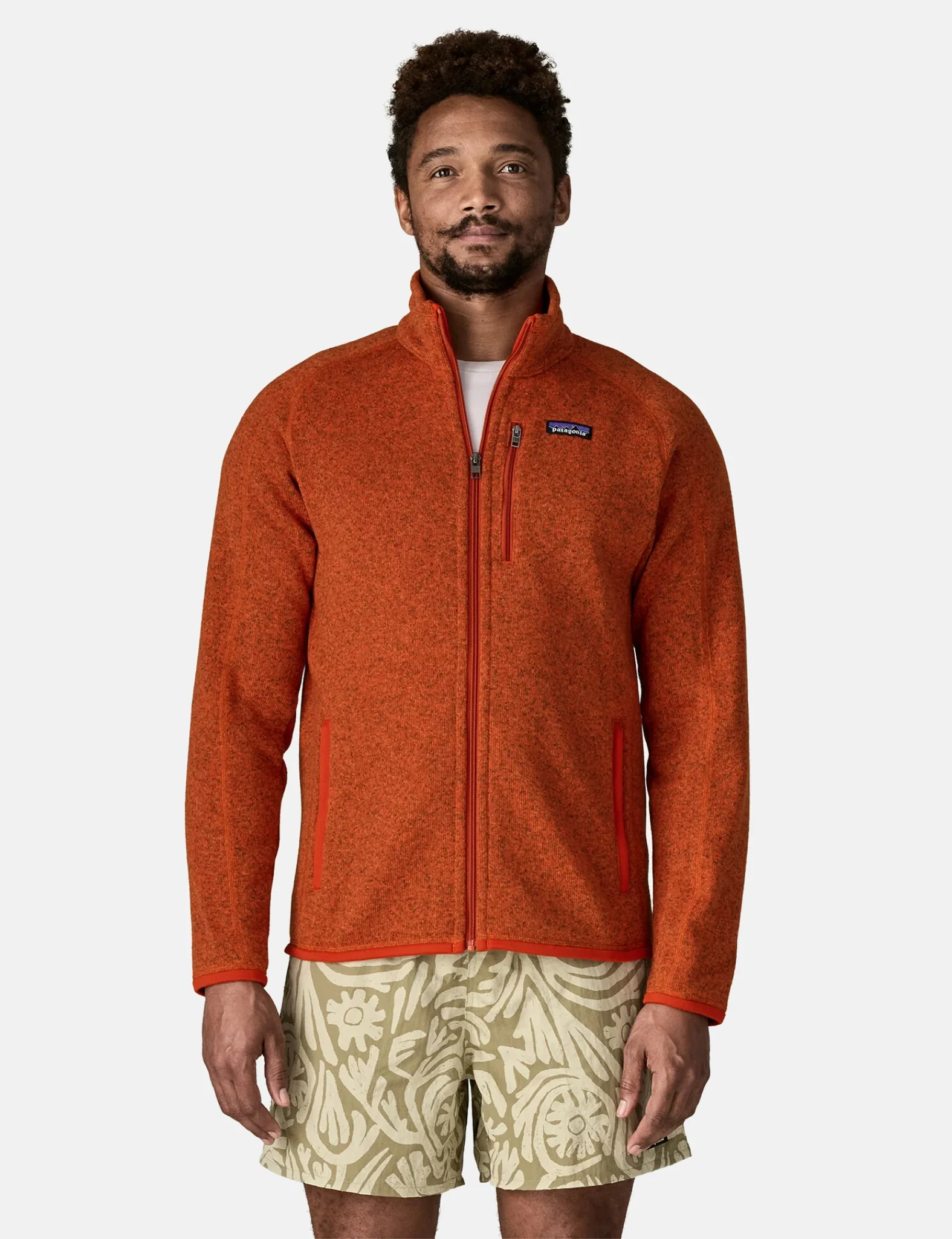 Patagonia Better Sweater Jacket - Coal Orange - Image 2