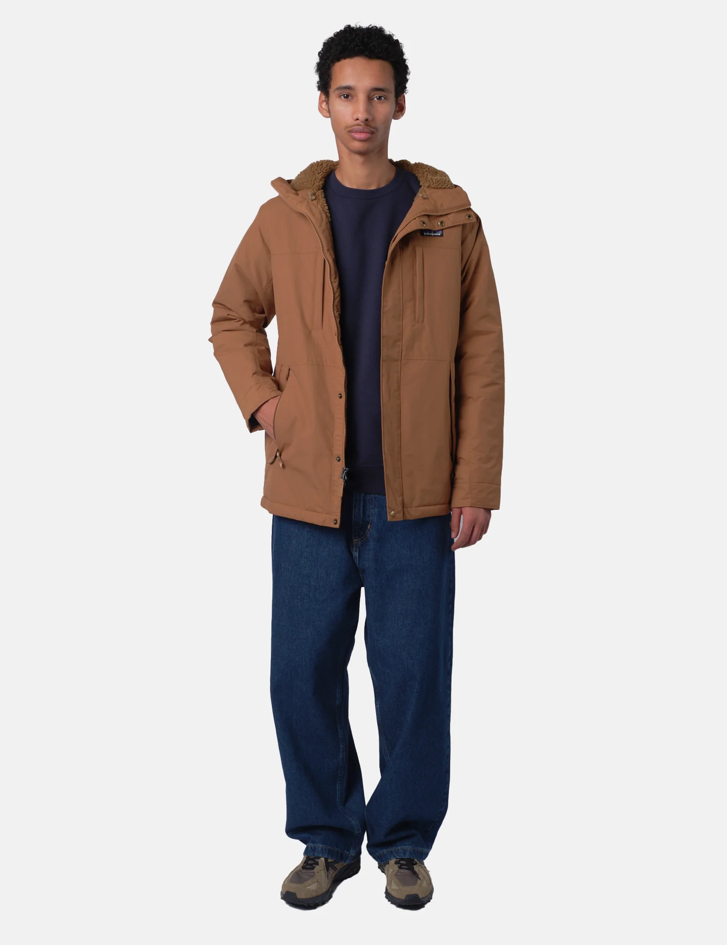 Patagonia Isthmus Parka Jacket - Deer Brown - Image 3
