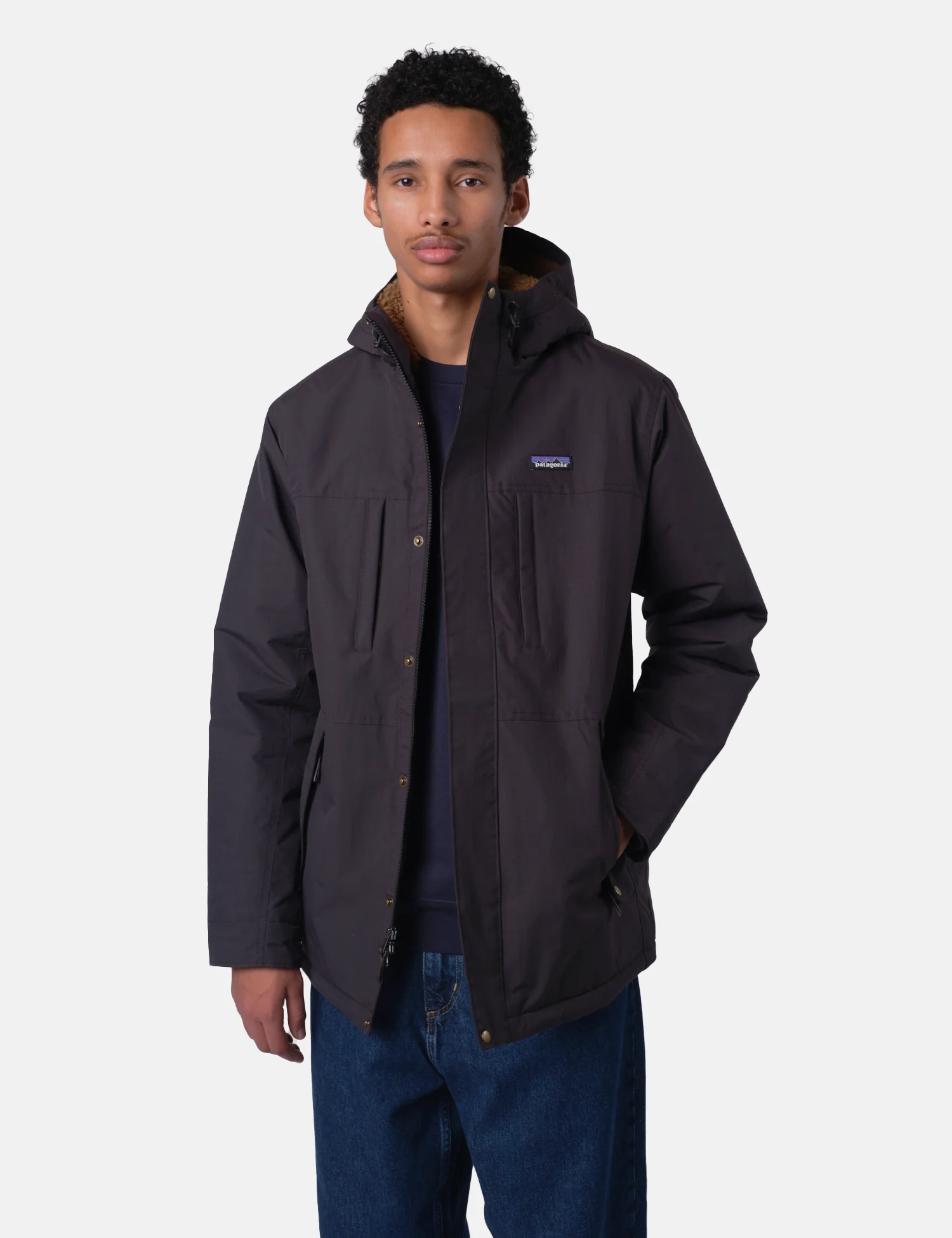 Patagonia Isthmus Parka Jacket - Ink Black - Image 4