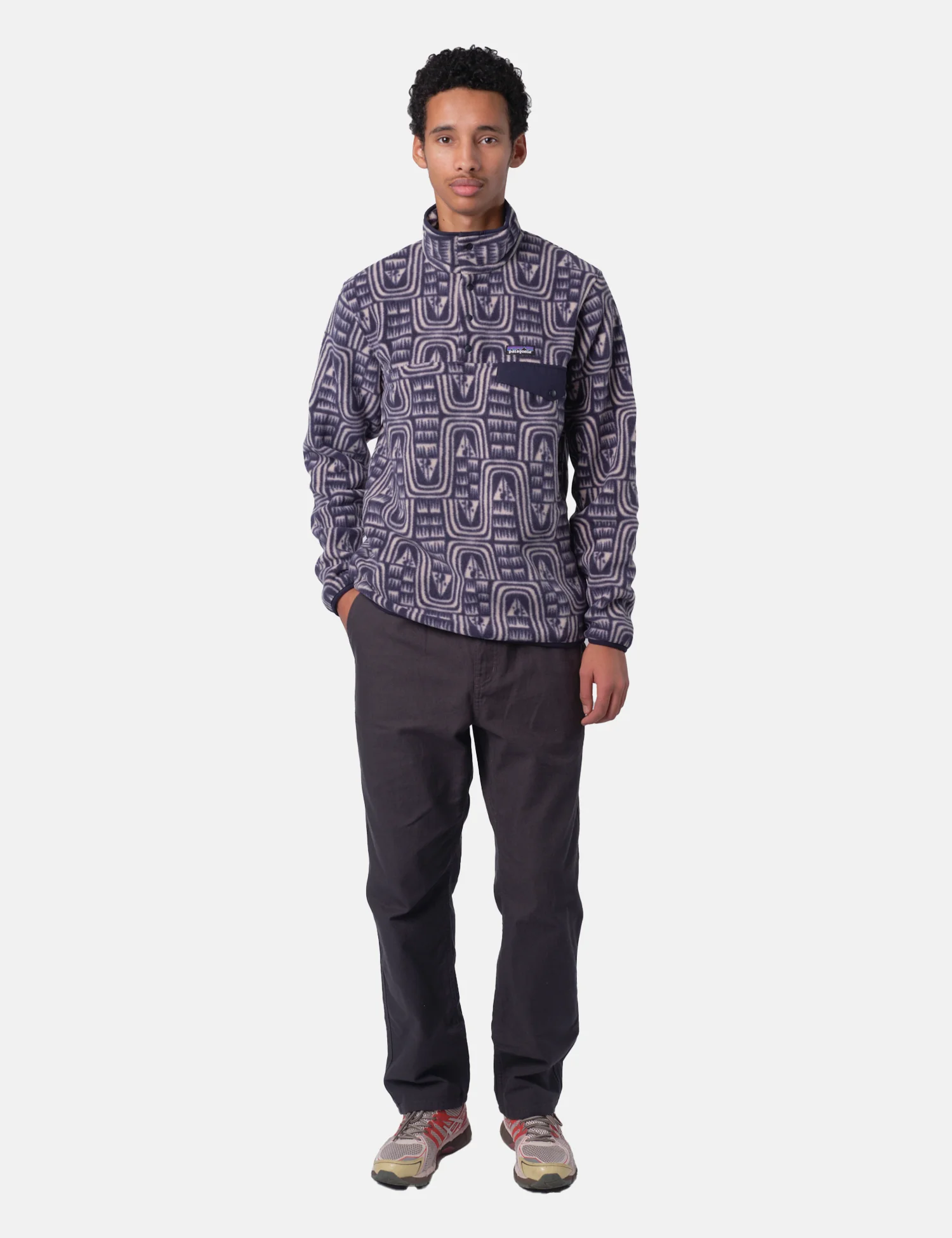 Patagonia LW Synchilla Snap-T Fleece - Flow: Sunken Blue - Image 2
