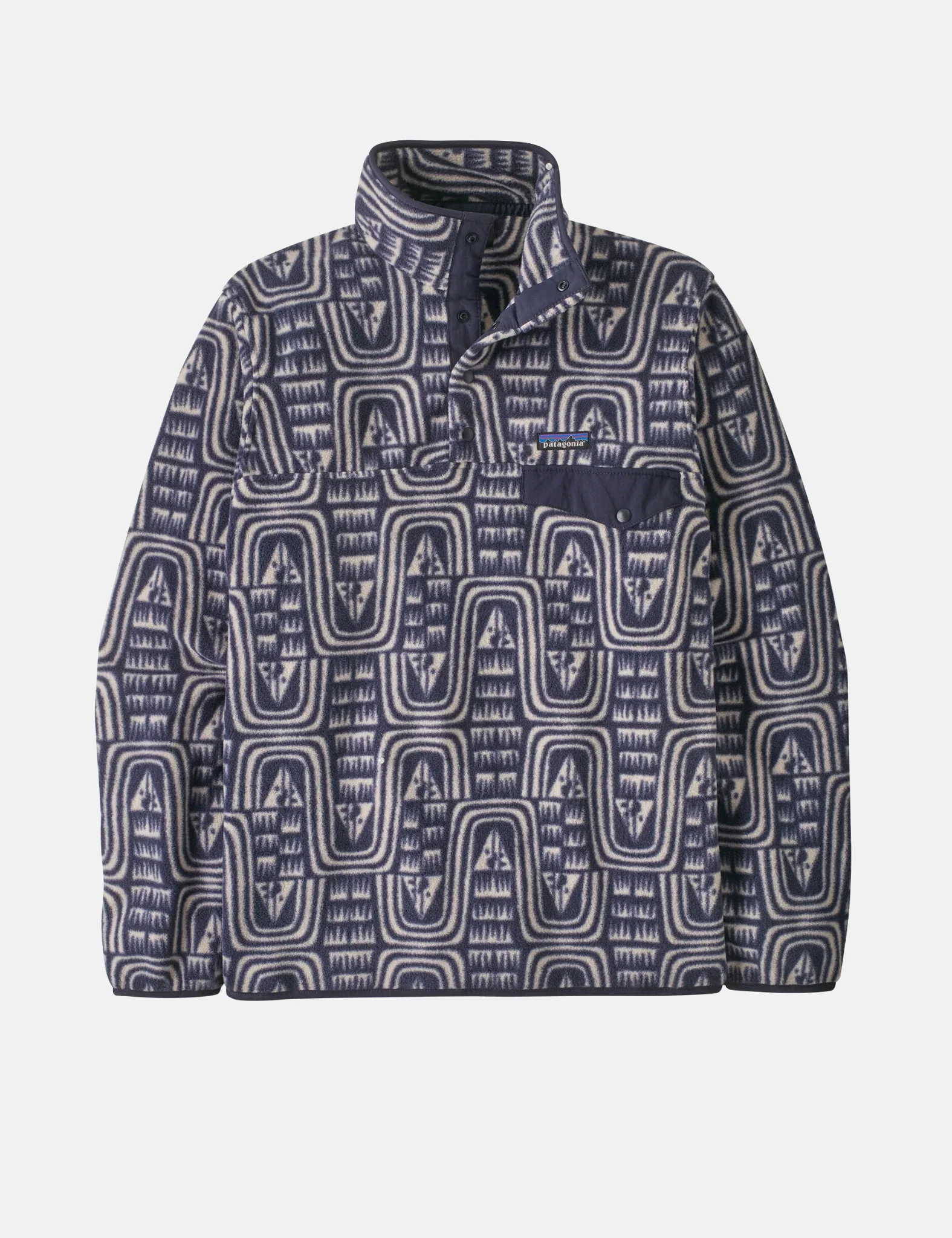 Patagonia LW Synchilla Snap-T Fleece - Flow: Sunken Blue - Image 3