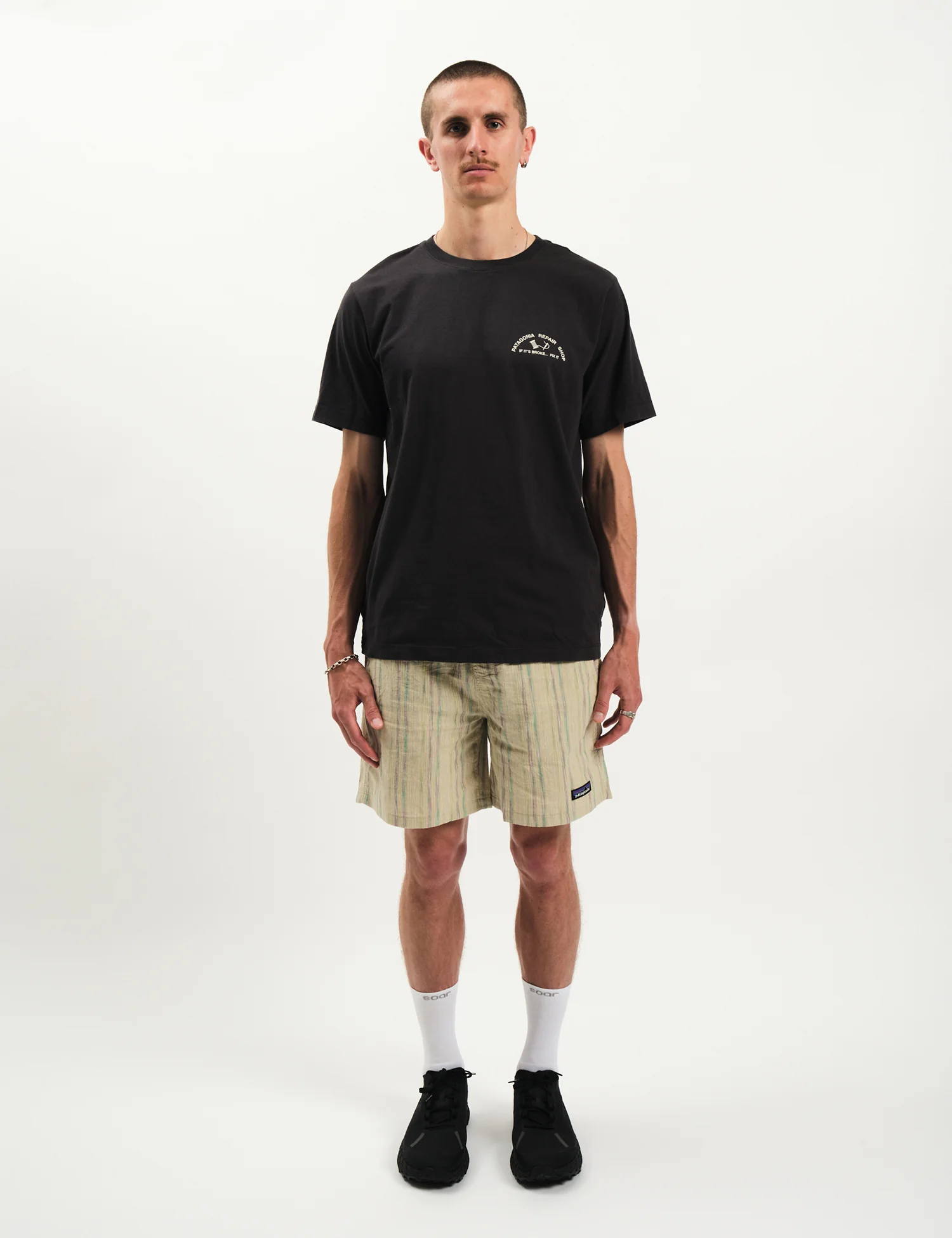 Patagonia Repair Shop T-Shirt - Ink Black - Image 3