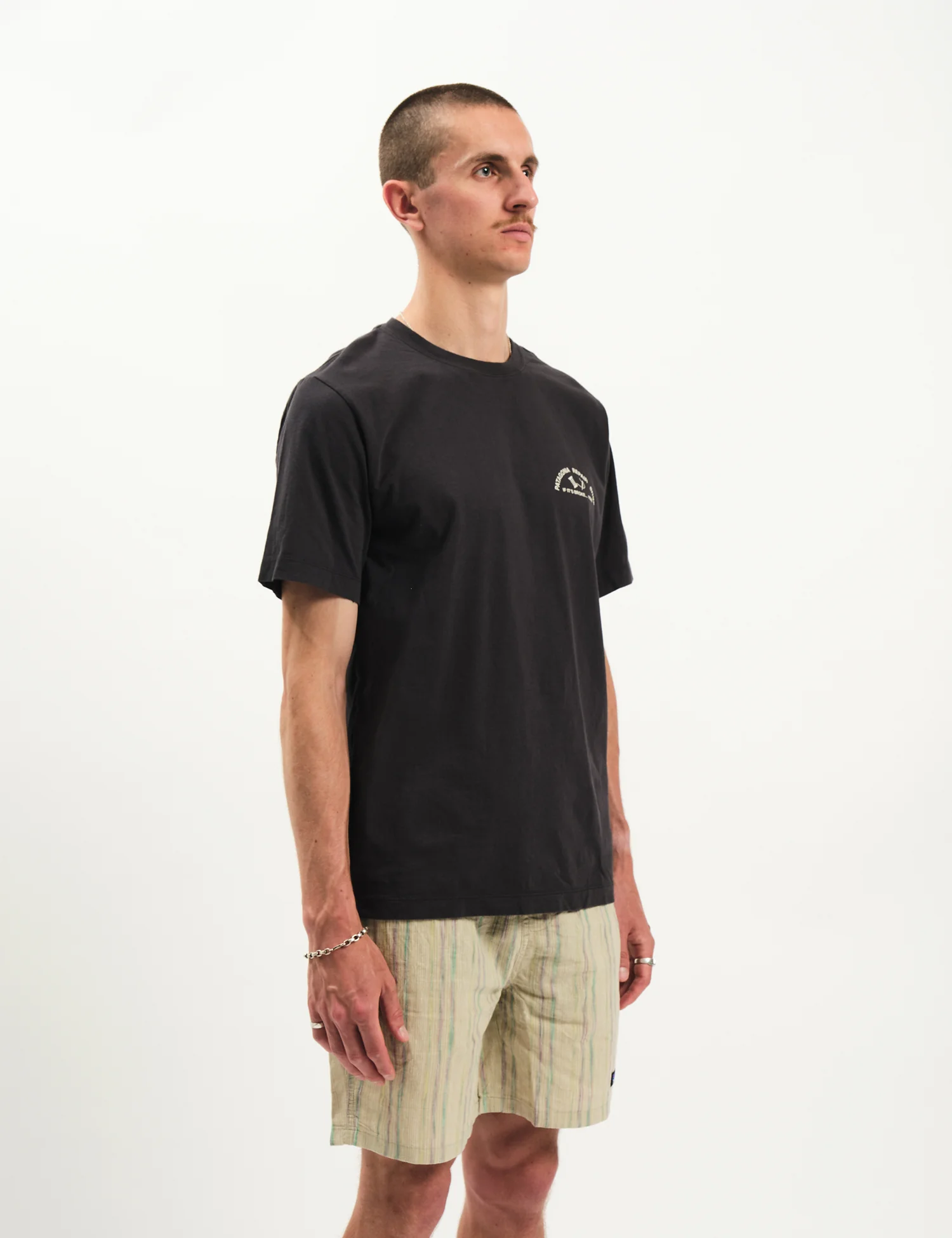 Patagonia Repair Shop T-Shirt - Ink Black - Image 4