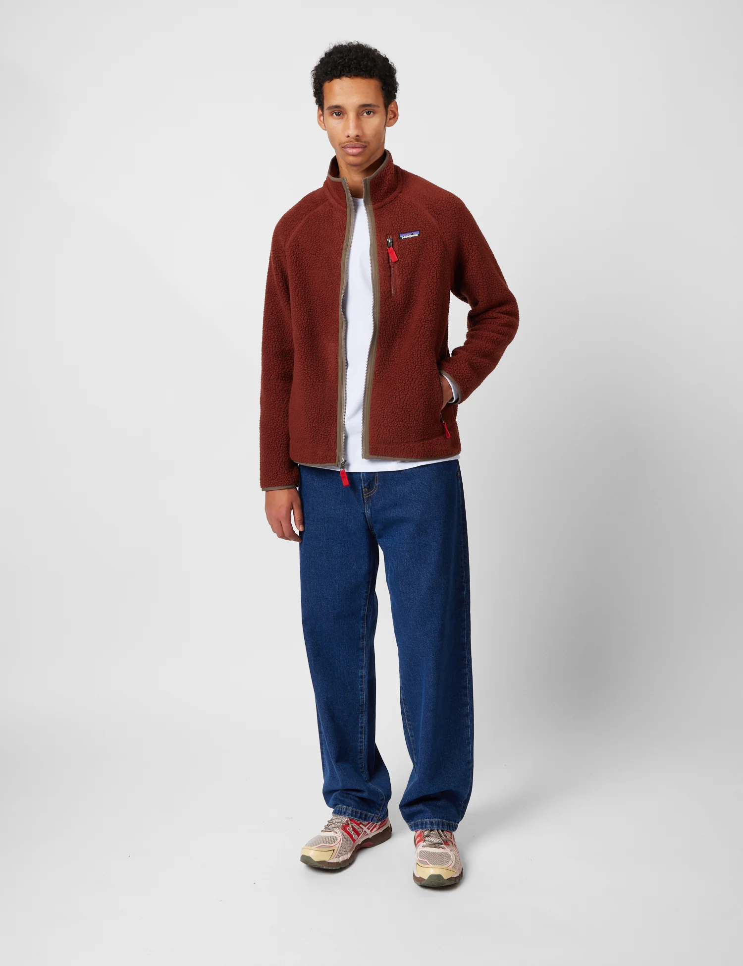 Patagonia Retro Pile Fleece Jacket - Dried Vanilla - Image 4