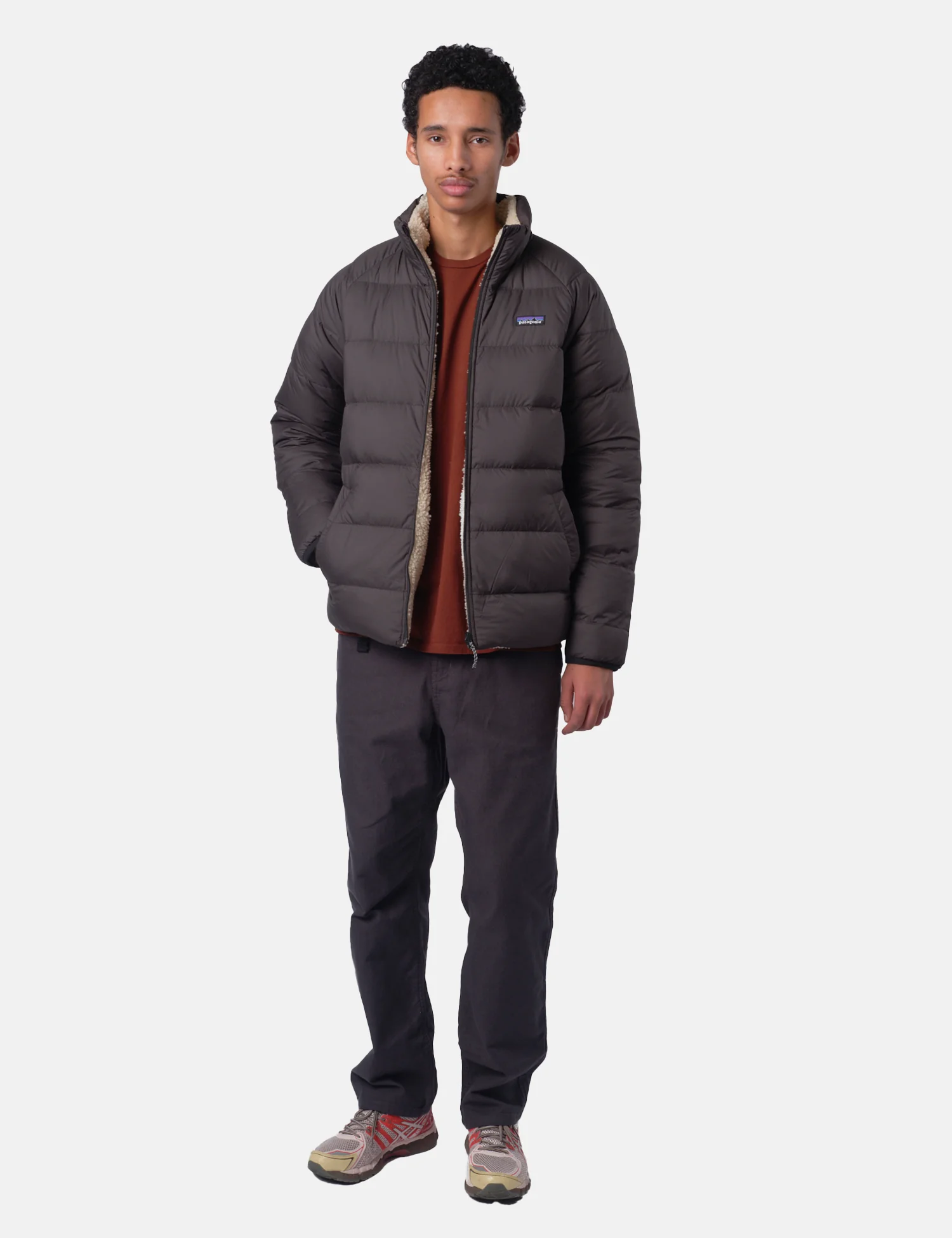Patagonia Reversible Silent Down Jacket - Black - Image 4
