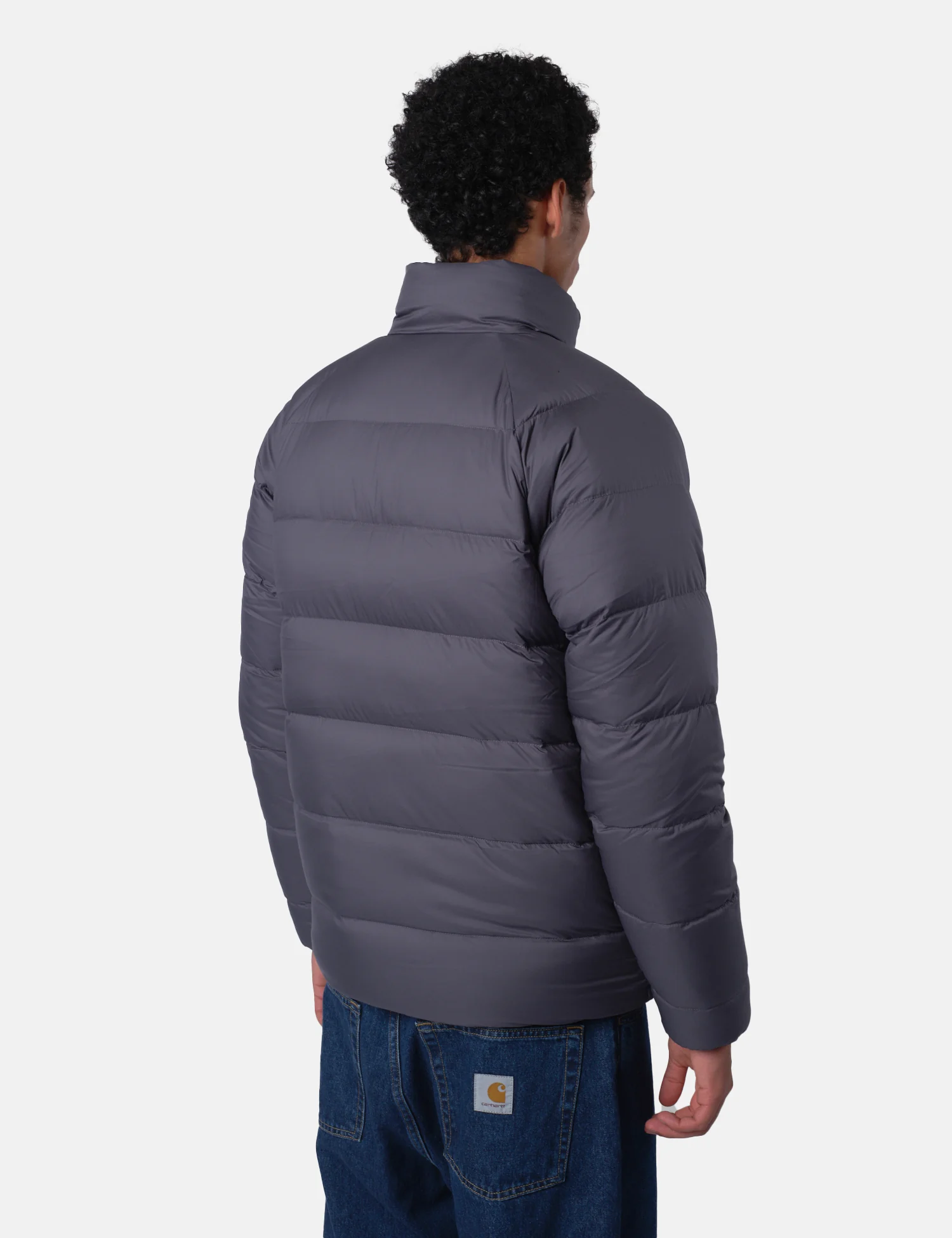 Patagonia Reversible Silent Down Jacket - Smolder Blue - Image 7