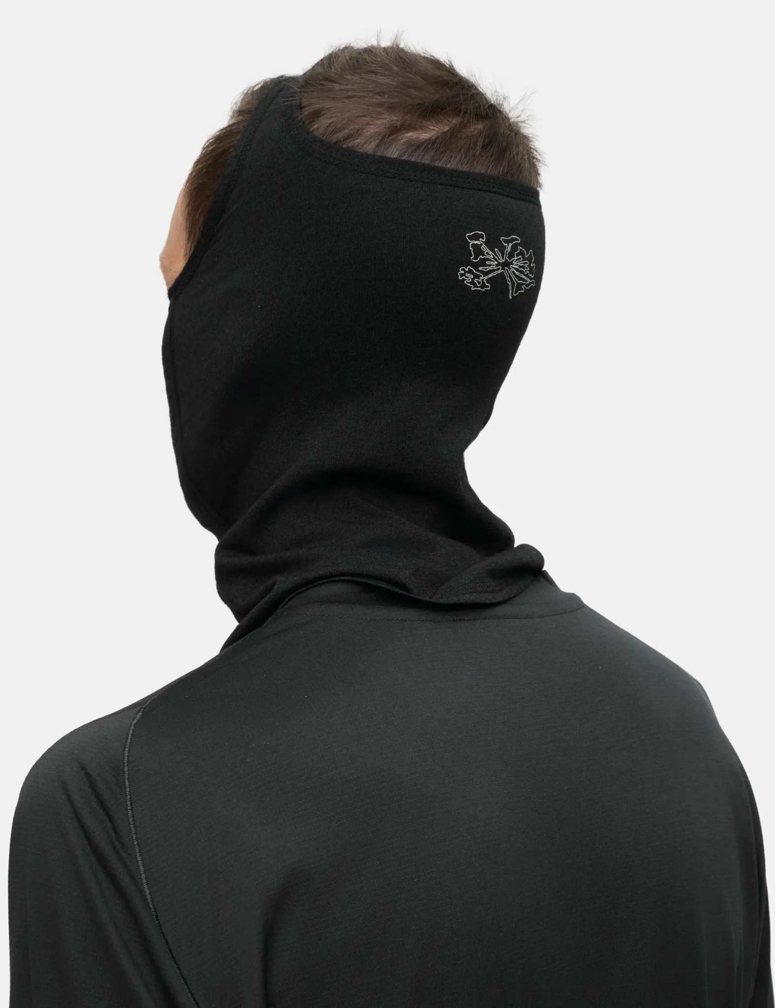 Portal Drift Merino Gaitor - Black Beauty - Image 3
