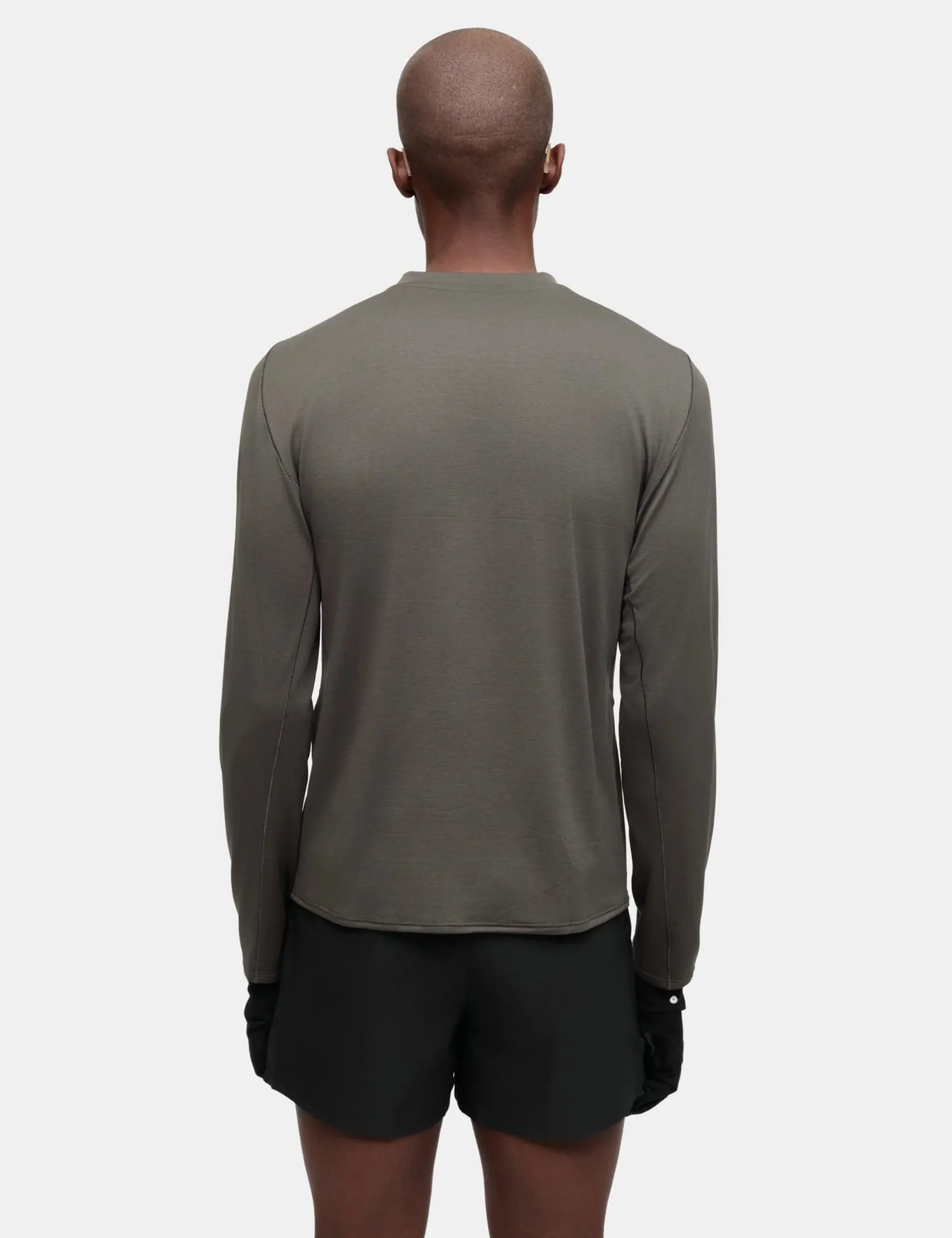 Portal Lateral Peak Long Sleeve T-Shirt - Dark Olive - Image 5