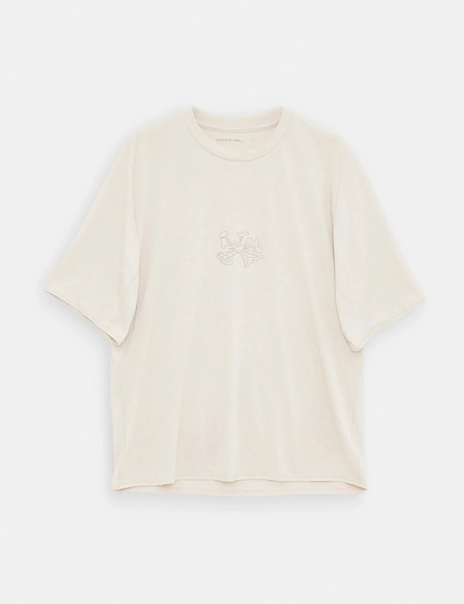 Portal Lateral Peak T-Shirt - Bone White - Image 6