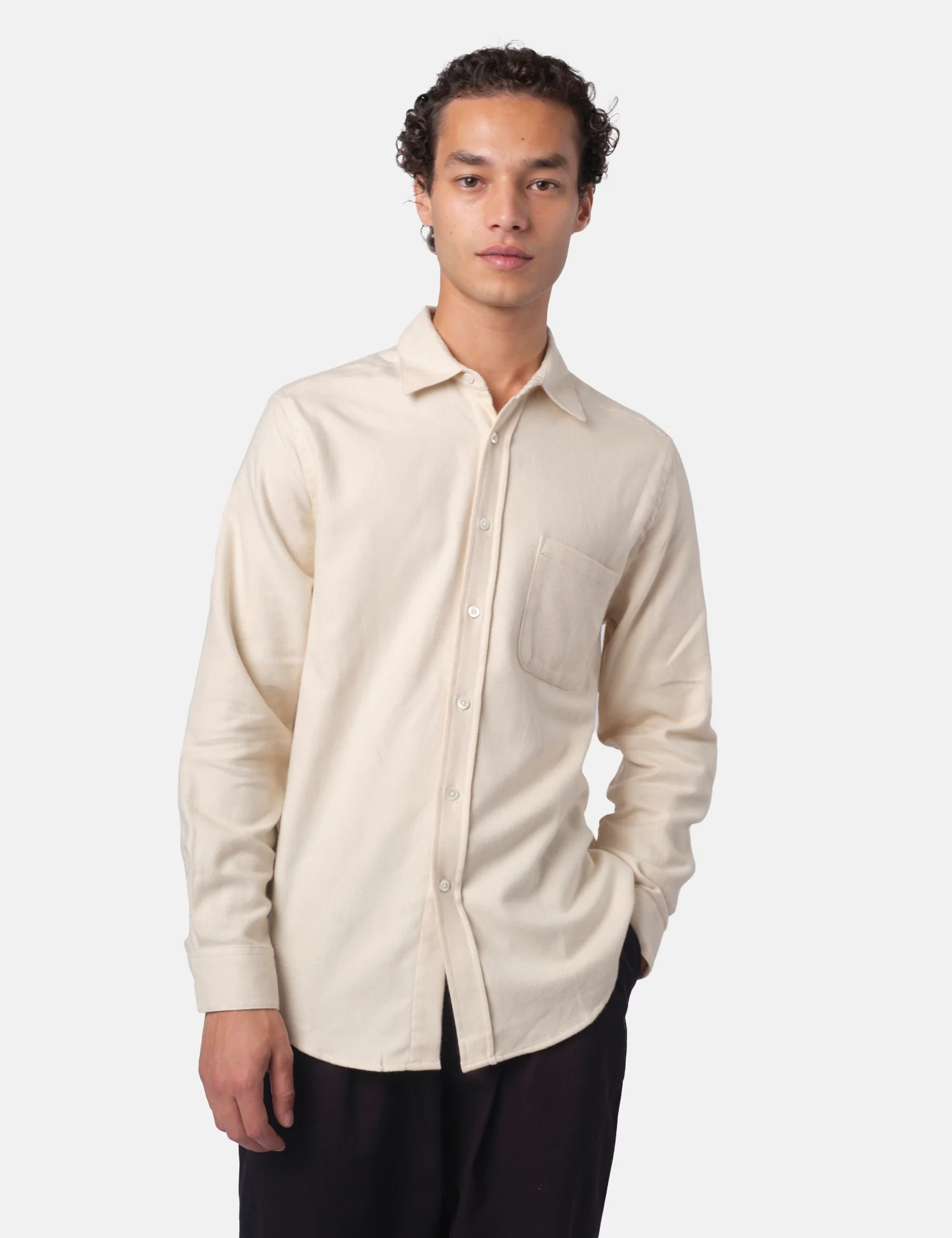 Portuguese Flannel Teca 2.0 Shirt - Ecru - Image 5