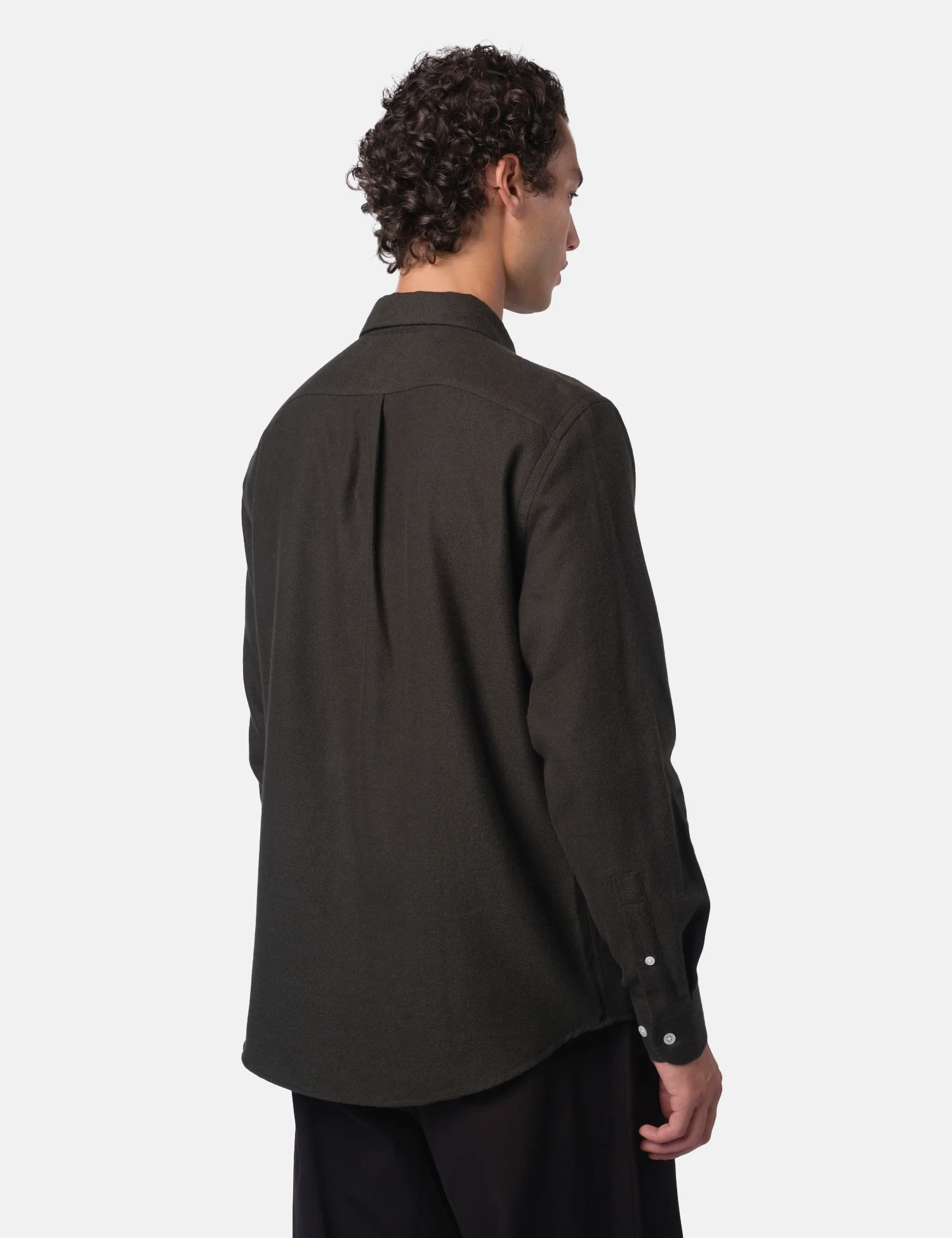 Portuguese Flannel Teca 2.0 Shirt - Forest Green - Image 4