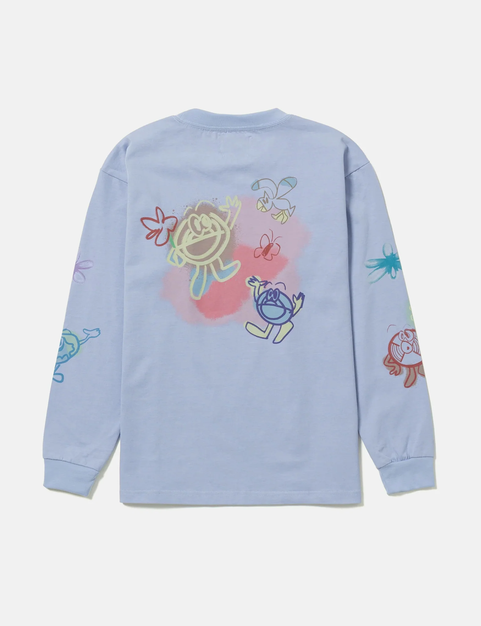 Potato Head Eco Friends-Bli Made Long Sleeve T-Shirt - Watery Blue - Image 2
