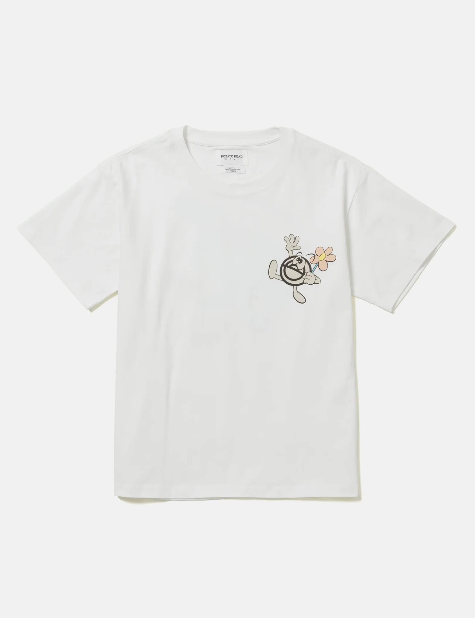 Potato Head Eco Friends-Bli Made T-Shirt - Off White