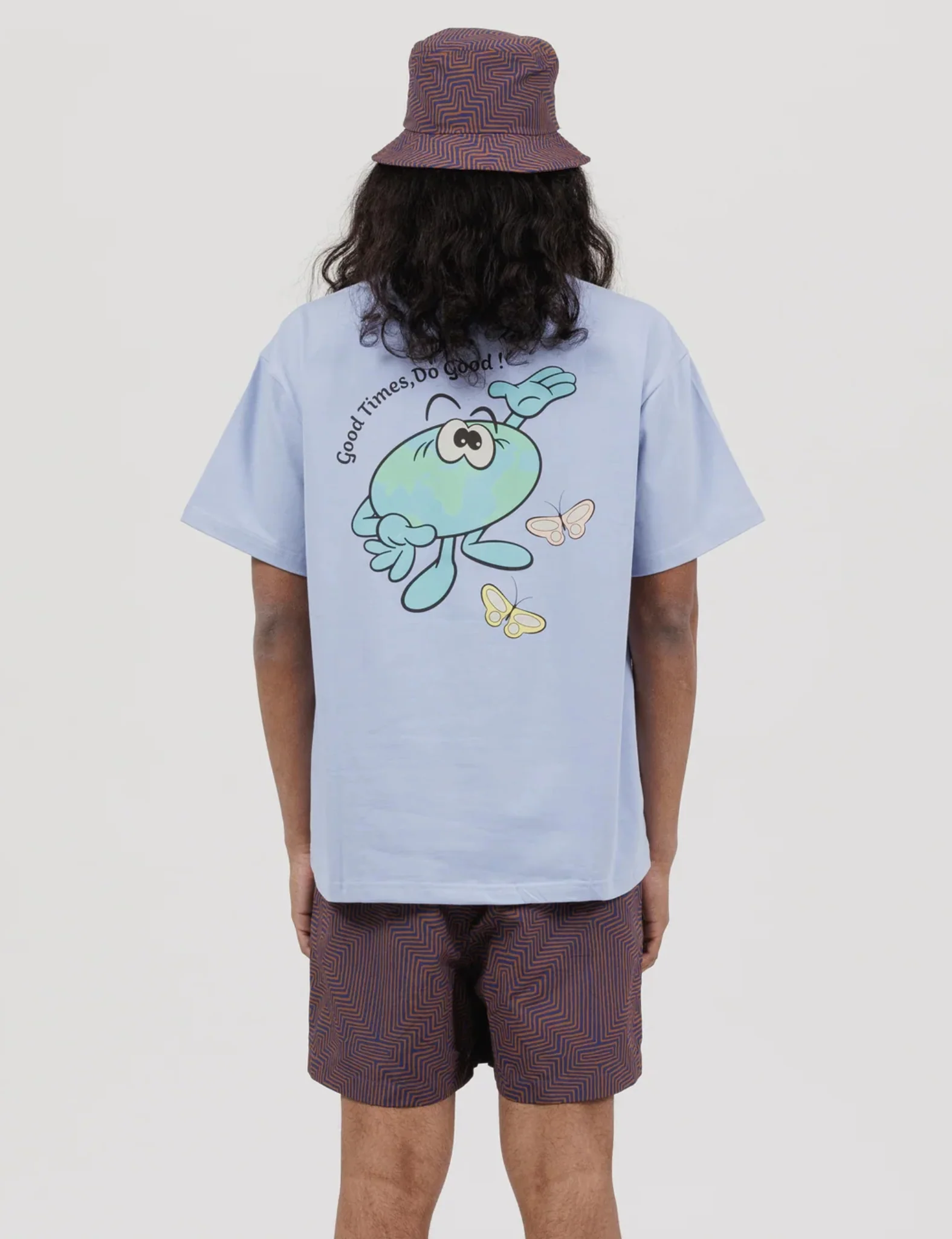 Potato Head Eco Friends-Bli Made T-Shirt - Watery Blue - Image 3