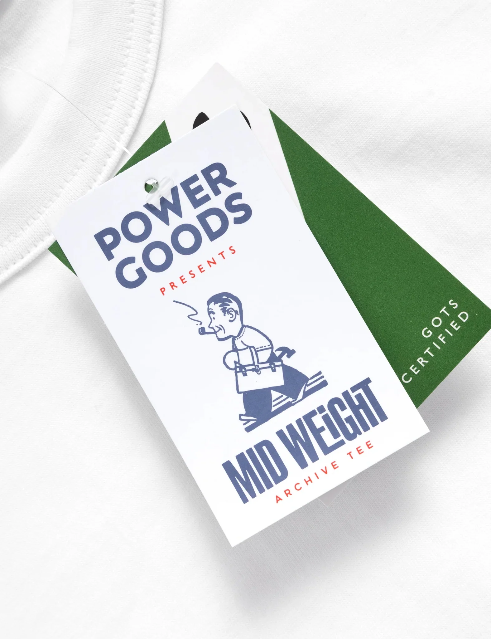 Power Goods Archive T-Shirt - White - Image 4