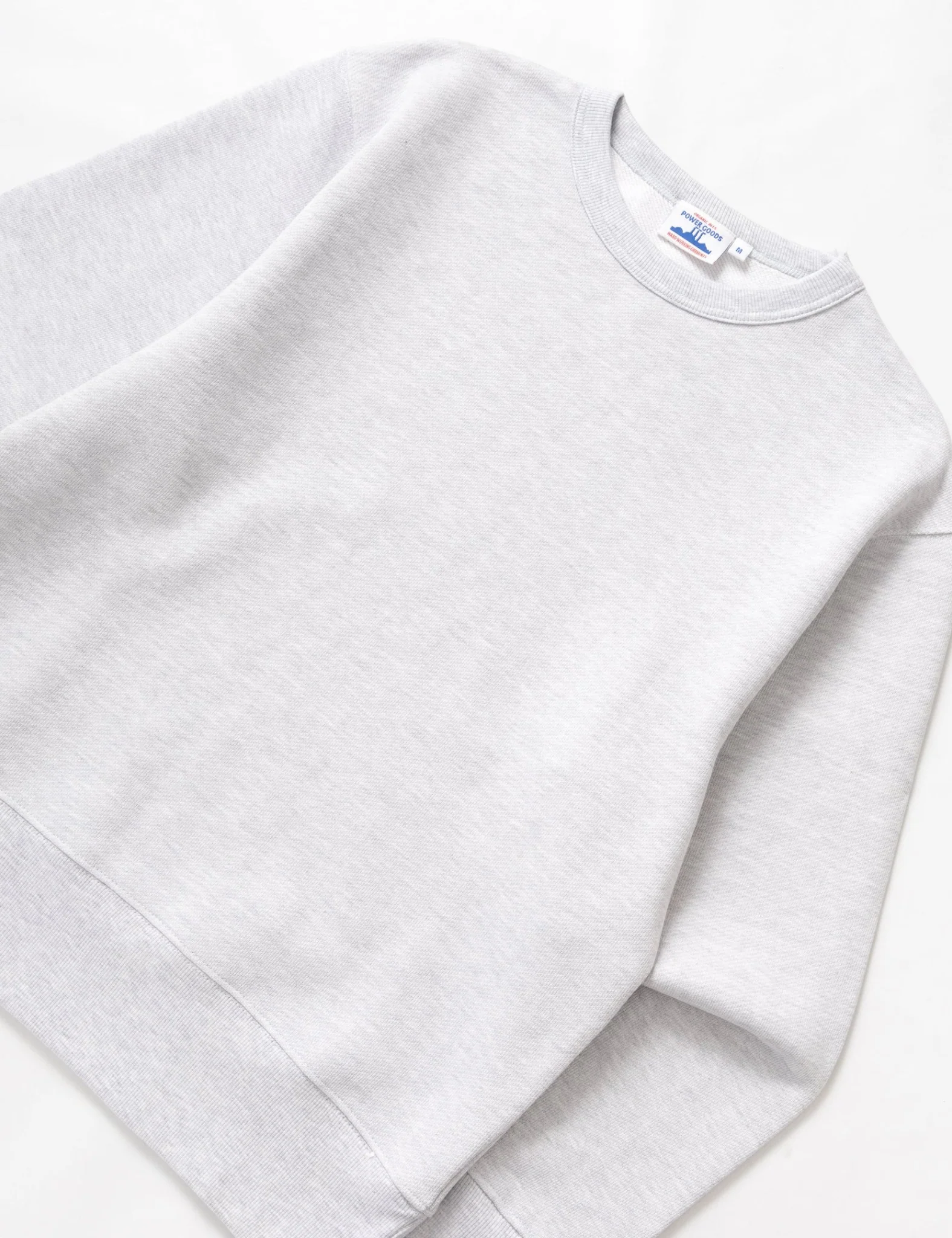 Power Goods Loopback Crewneck - Ash Grey - Image 4