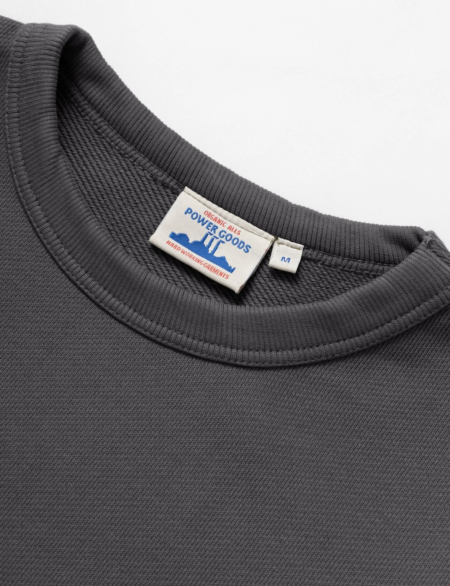 Power Goods Loopback Crewneck - Washed Black - Image 2