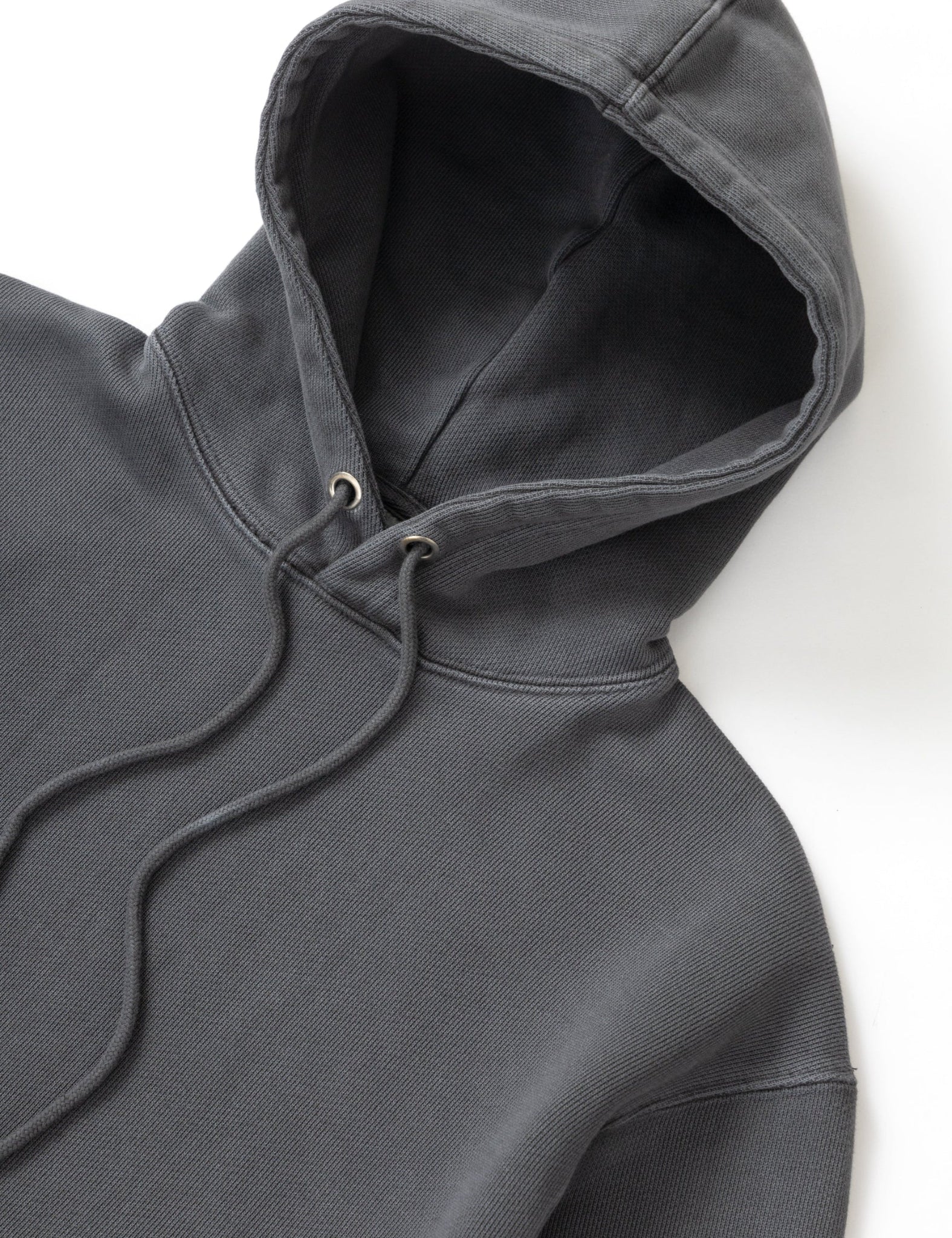 Power Goods Loopback Hoodie - Washed Black - Image 3