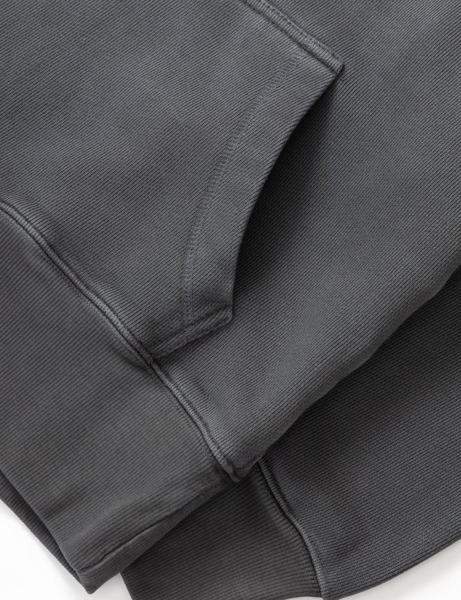 Power Goods Loopback Hoodie - Washed Black - Image 4
