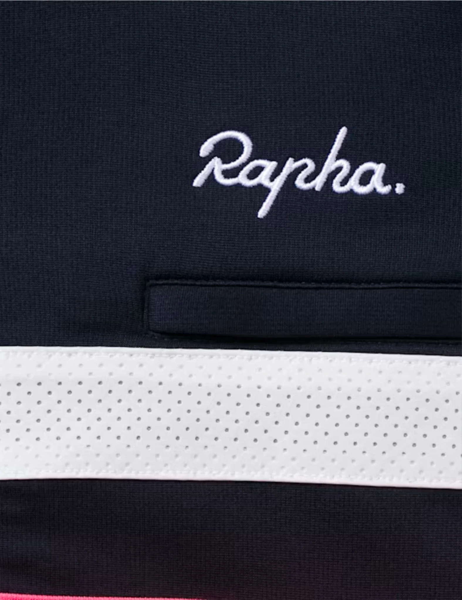 Rapha Men's Brevet Long Sleeve Jersey - Dark Navy/High-Vis Pink/White - Image 6