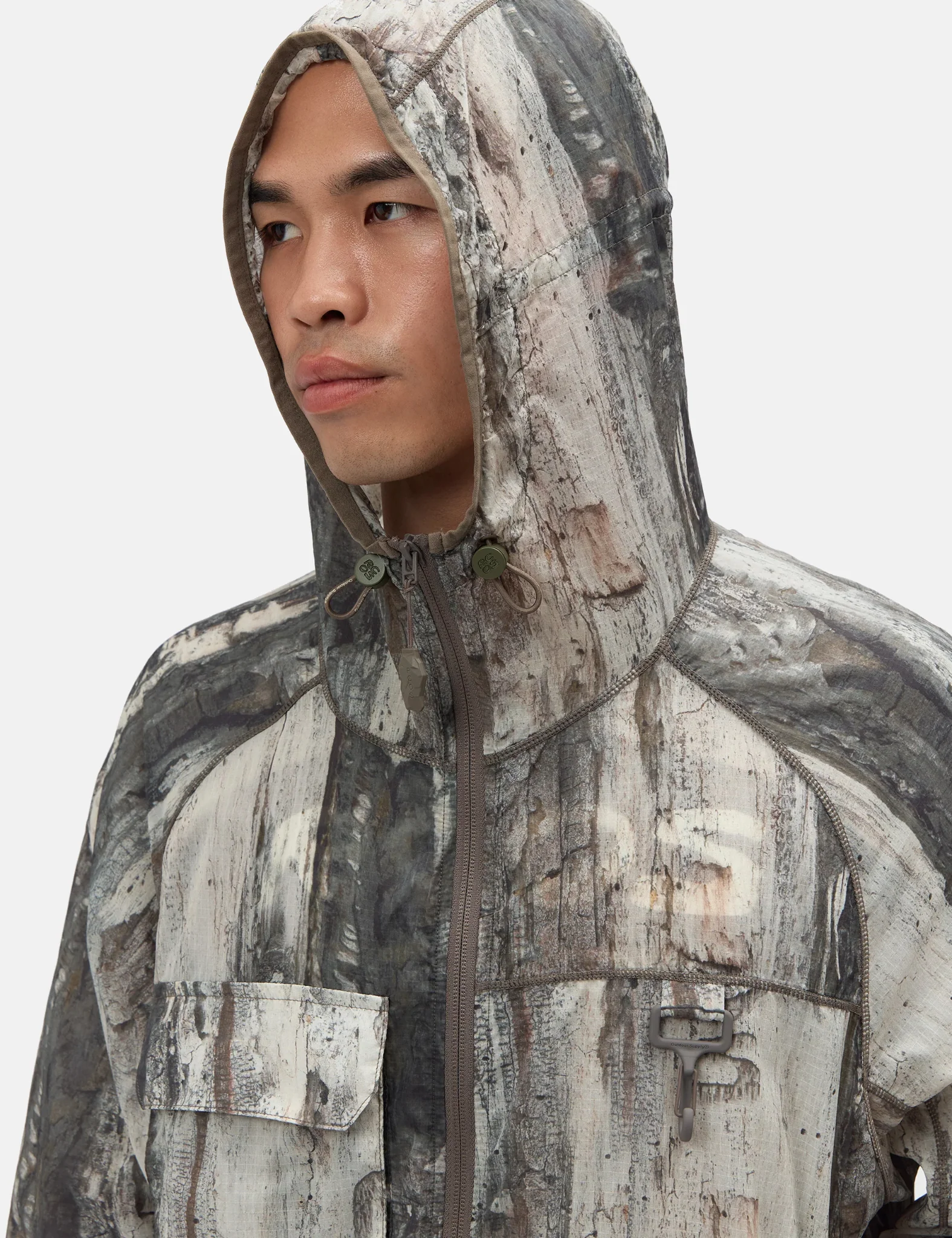 RCOS Griffith Running Jacket -  Tree Bark - Image 2