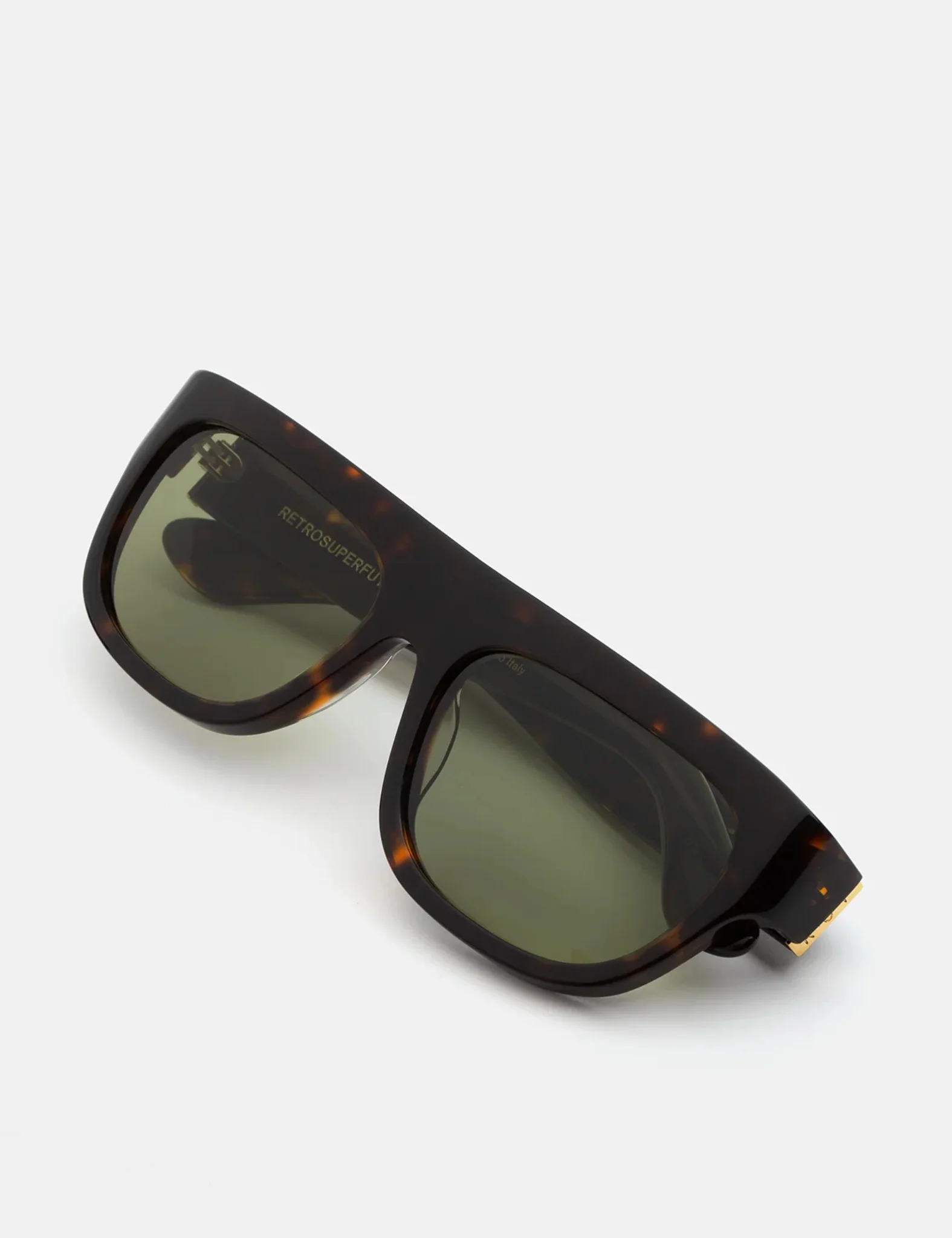 RetroSuperFuture Serioso Sunglasses - Havana/Green - Image 3