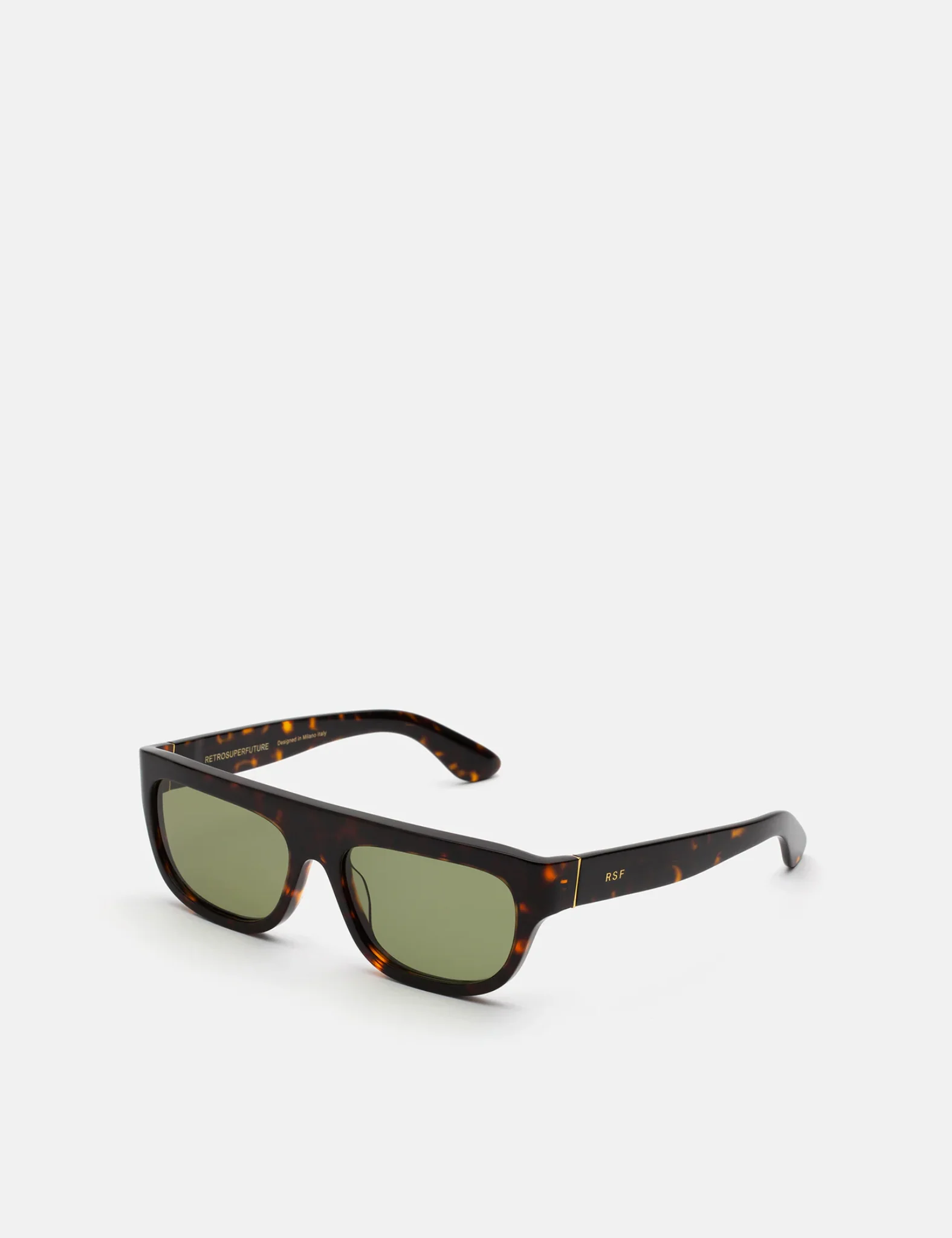 RetroSuperFuture Serioso Sunglasses - Havana/Green - Image 4