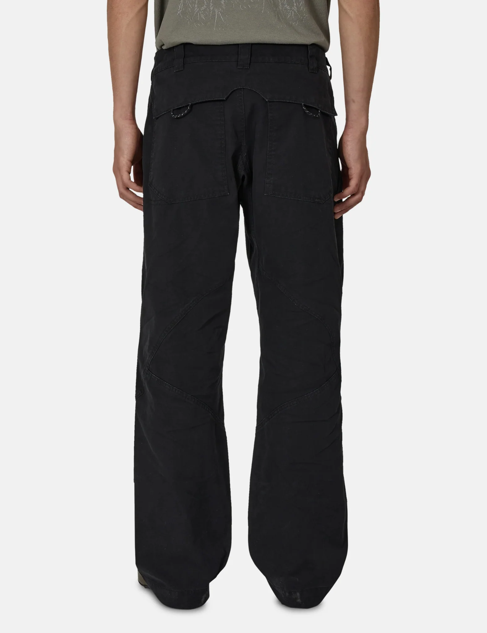 ROA Crimp Shaped Cotton Pants - Anthracite Black - Image 4