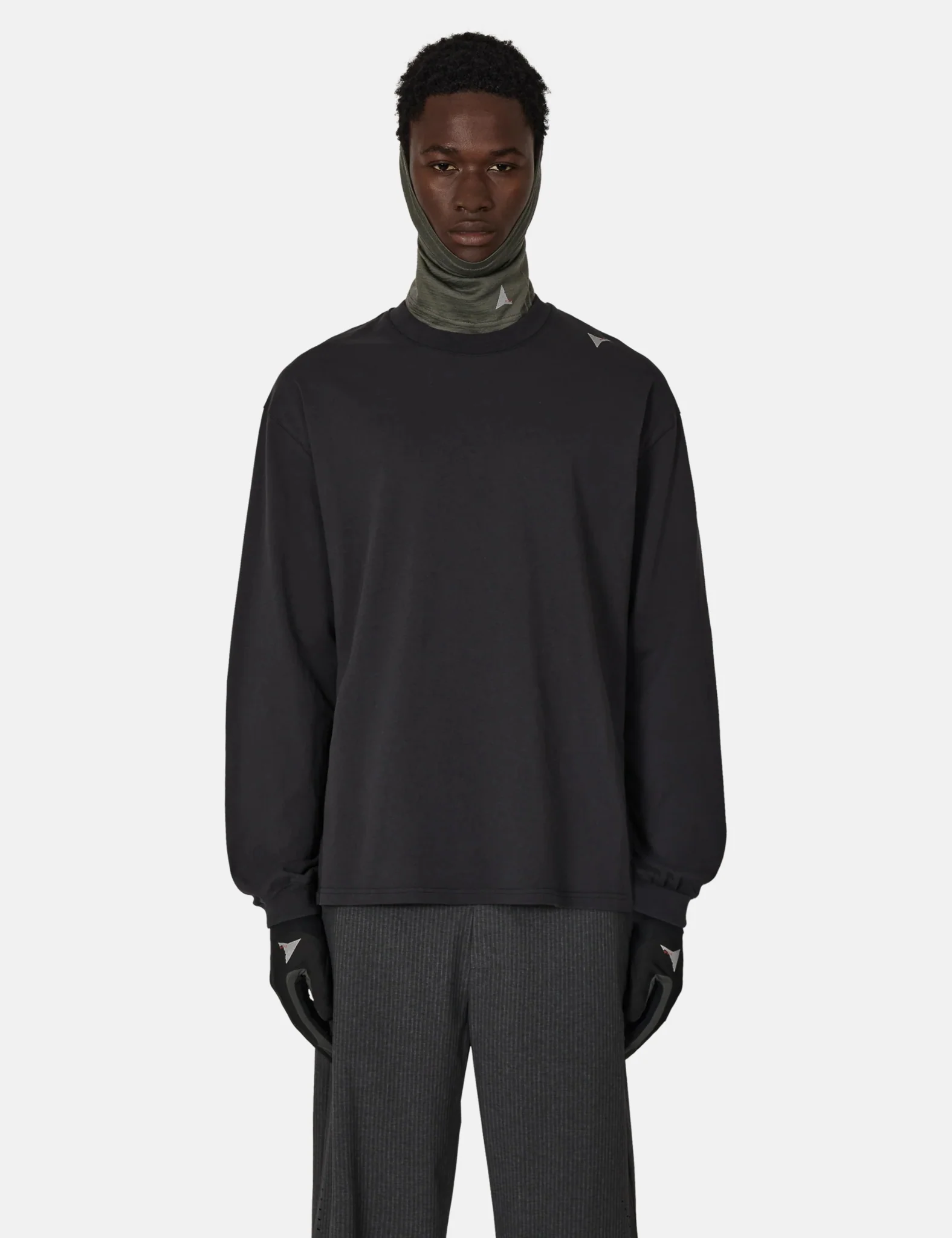 ROA Logo Long Sleeve Jersey - Washed Black