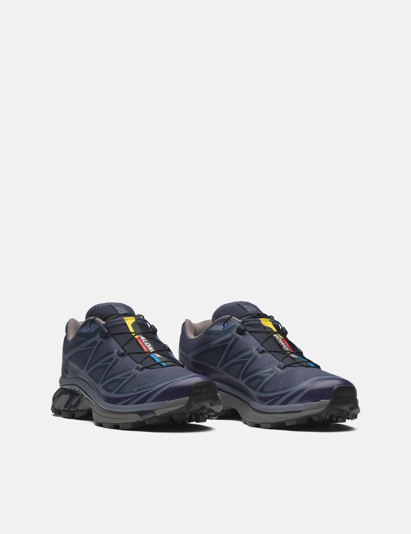 Salomon XT-6 GTX Trainers - Blue Nights/Astral Aura/Plum Kitten - Image 2