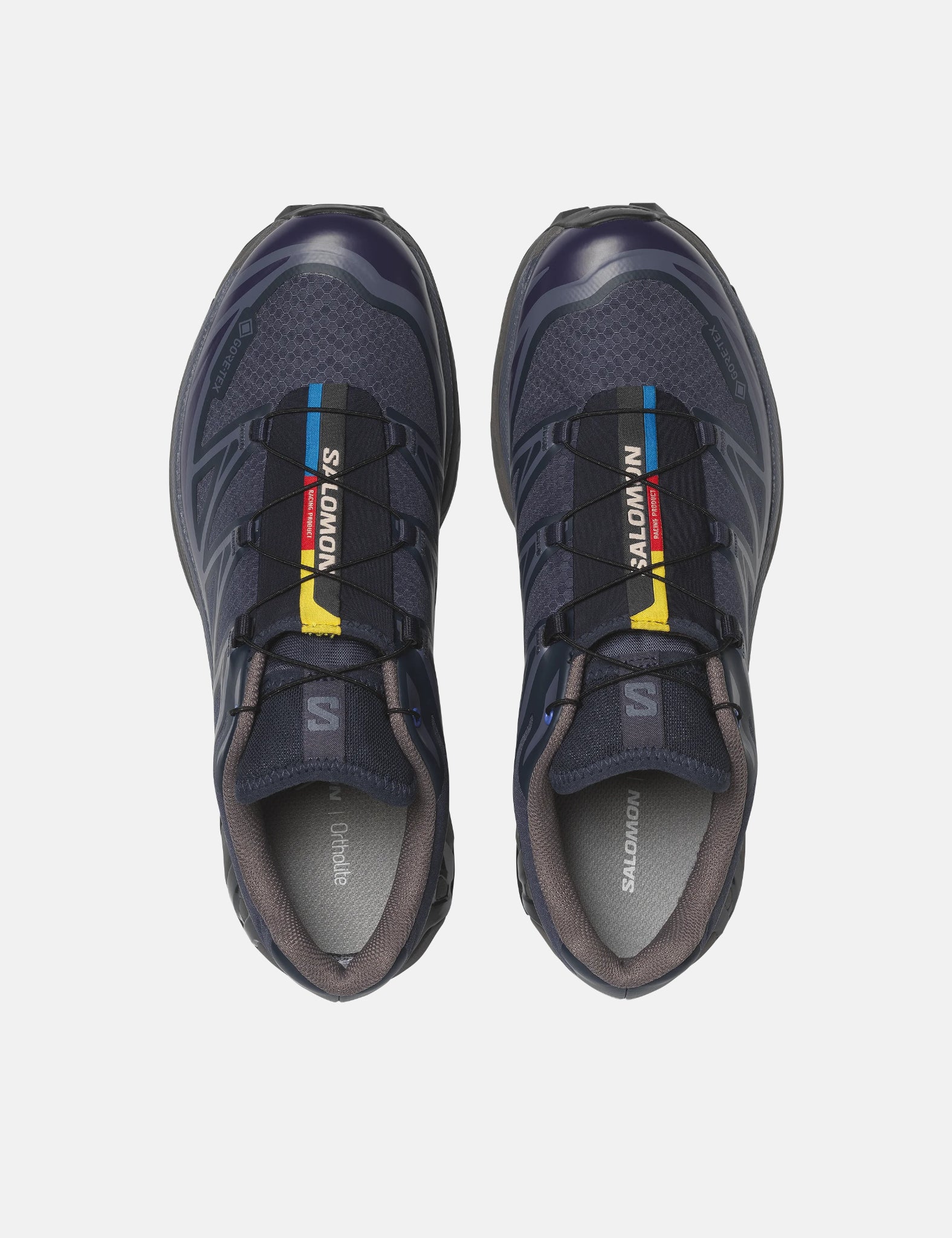 Salomon XT-6 GTX Trainers - Blue Nights/Astral Aura/Plum Kitten - Image 3