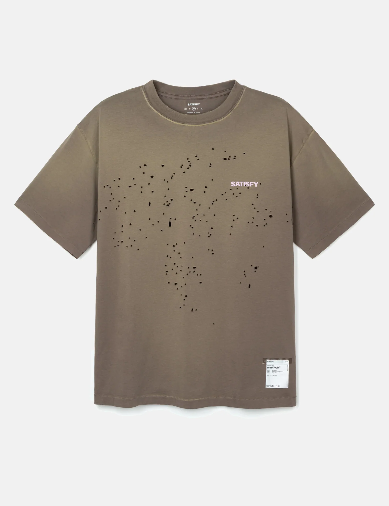 Satisfy MothTech T-Shirt - SunBleached Falcon - Image 5