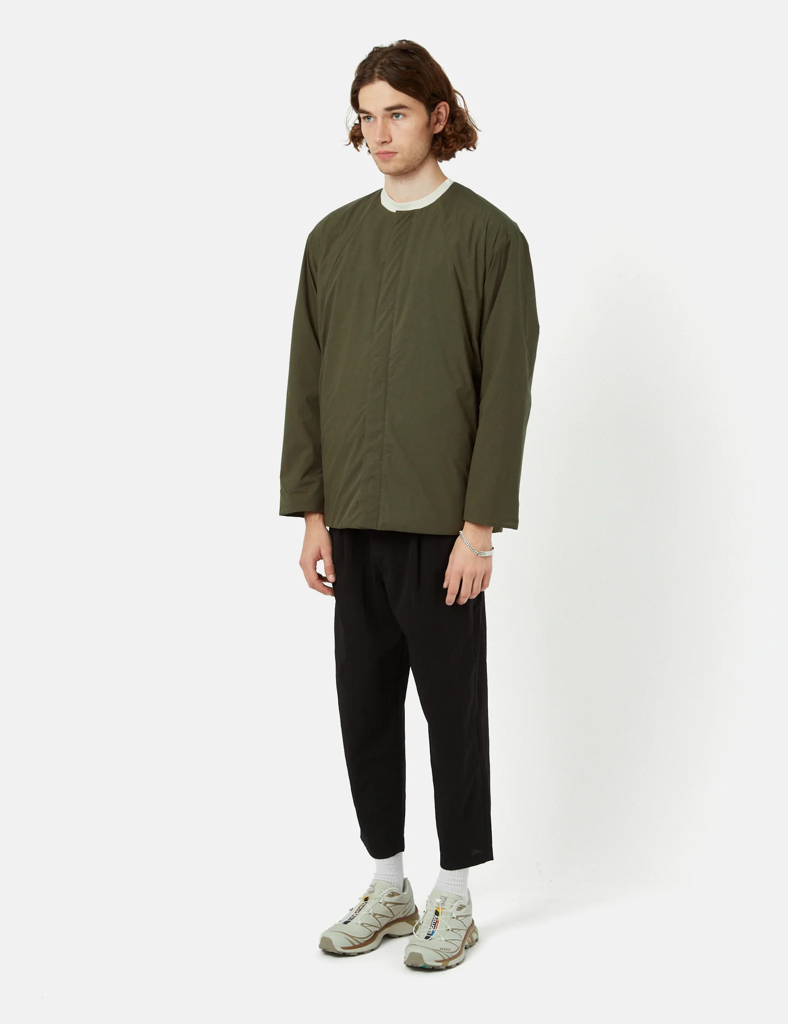 Snow Peak 2L Octa Cardigan - Olive Green - Image 4