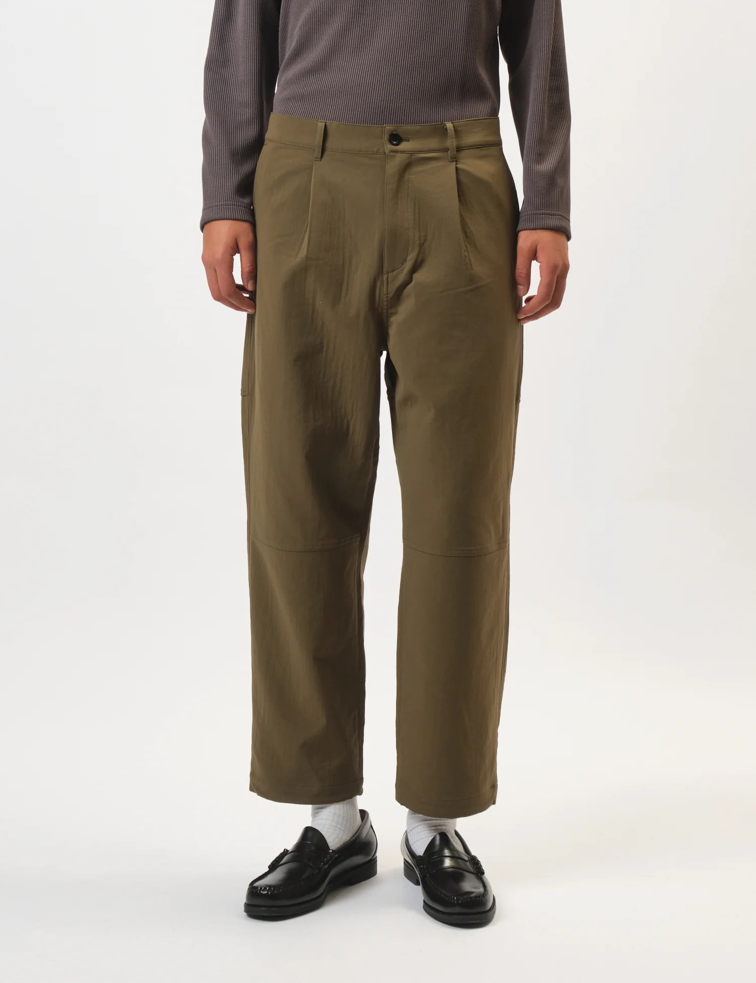 Snow Peak Easy Cloth Pant - Olive Green - Image 4