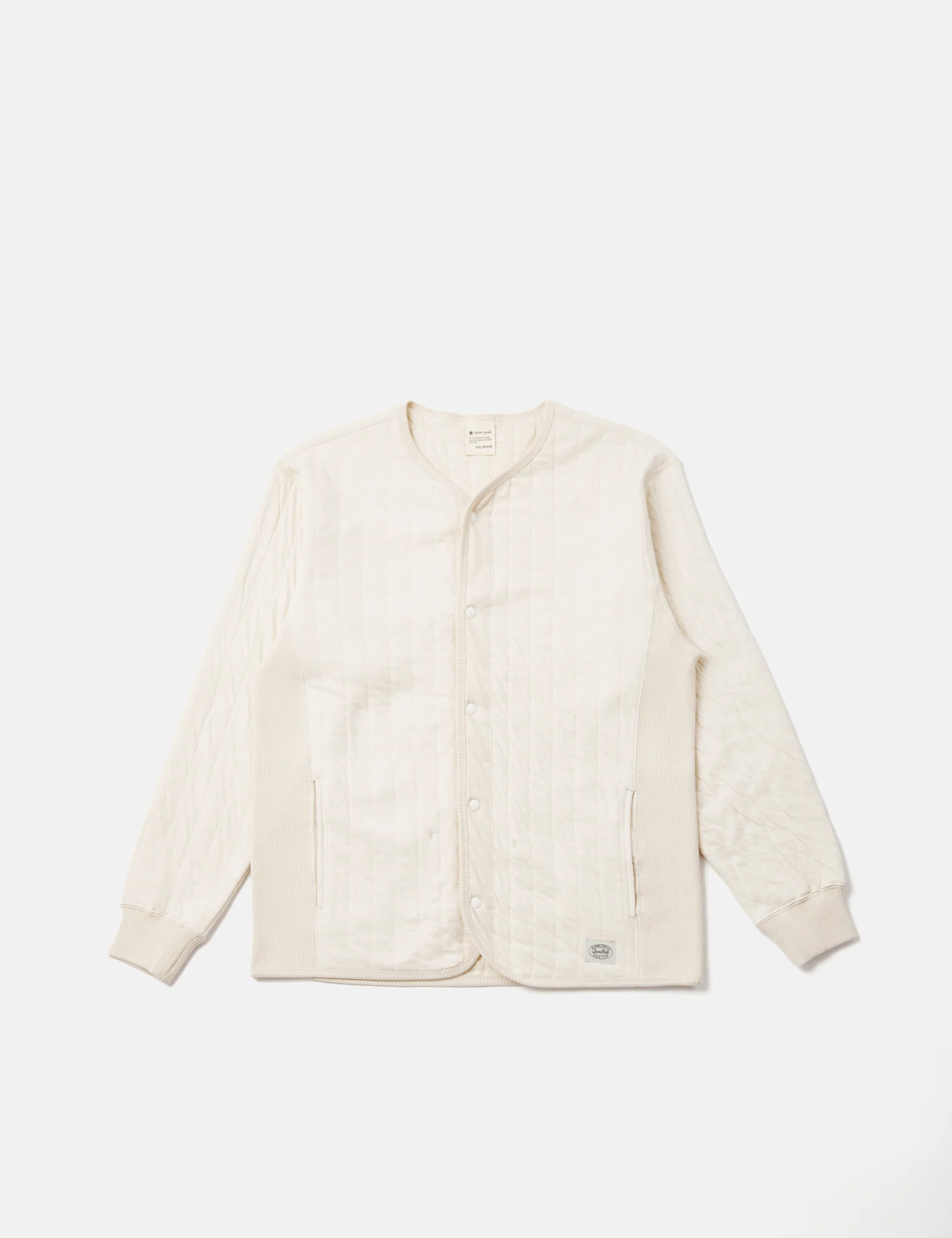 Snow Peak Natural Warm Stretch Cardigan - Ecru - Image 5