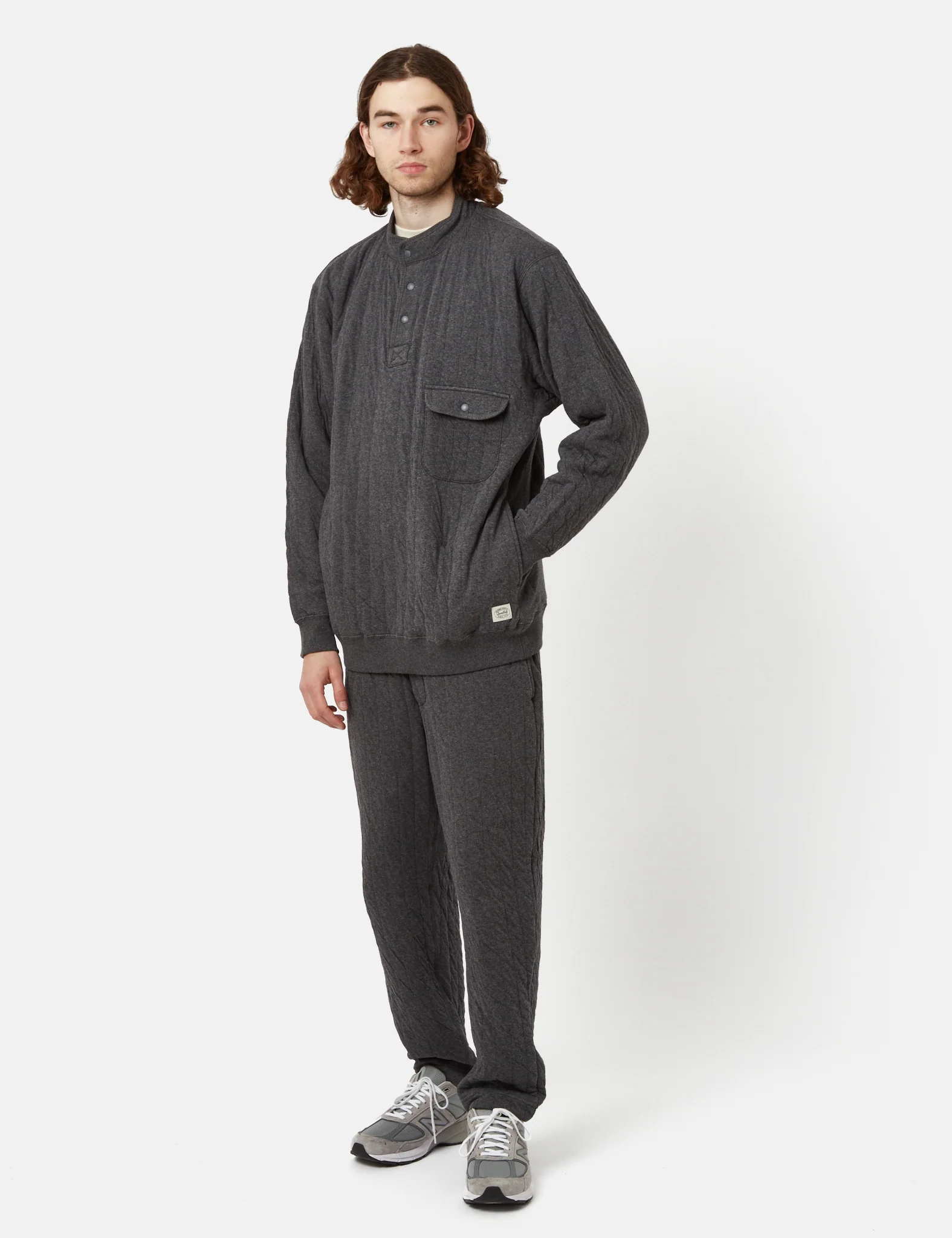 Snow Peak Natural Warm Stretch Pullover - Grey - Image 4
