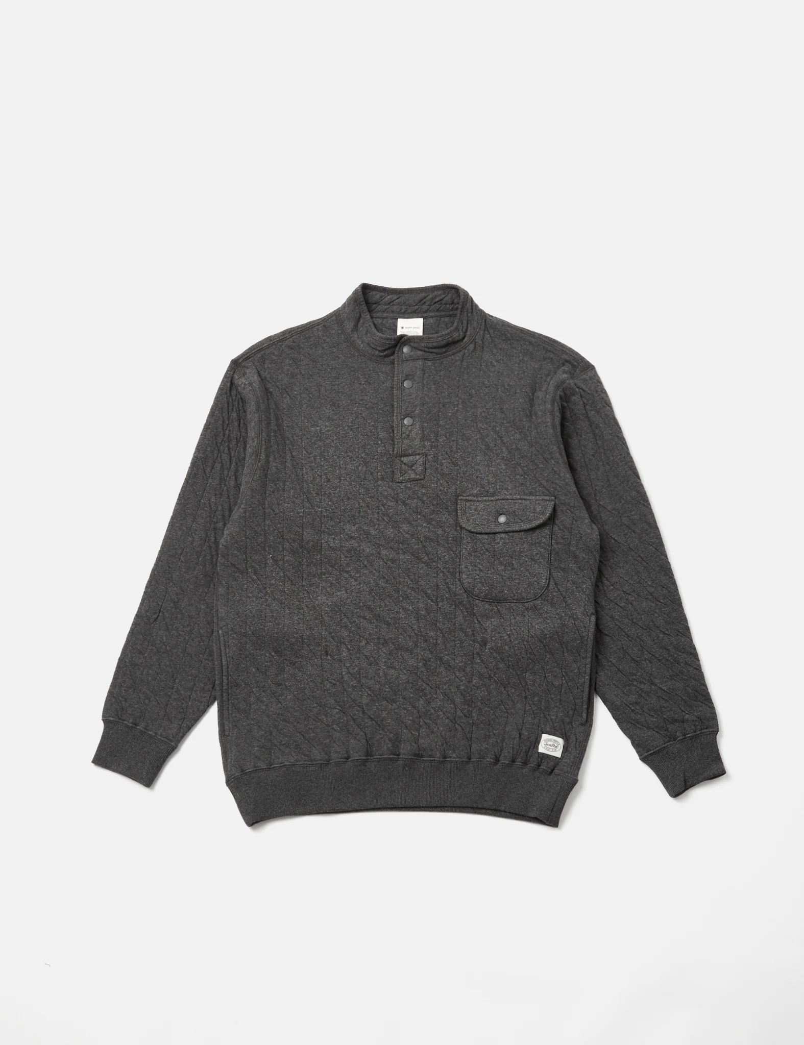 Snow Peak Natural Warm Stretch Pullover - Grey - Image 5