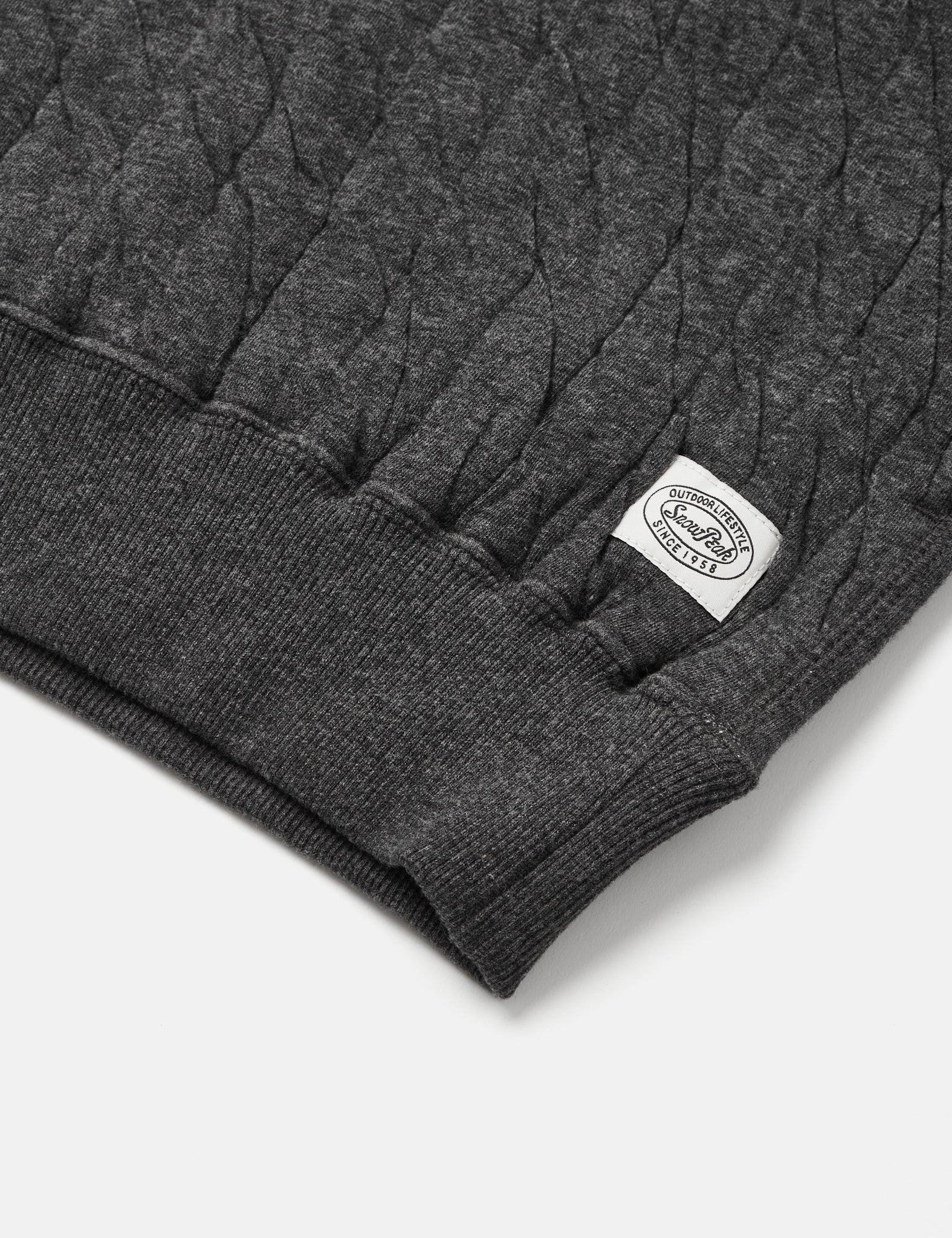 Snow Peak Natural Warm Stretch Pullover - Grey - Image 7